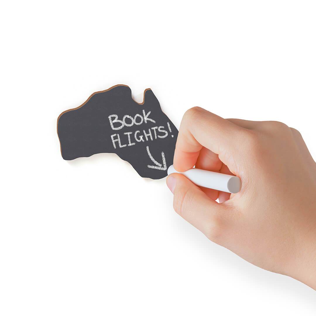Luckies Chalkboard Map DIY - view 3