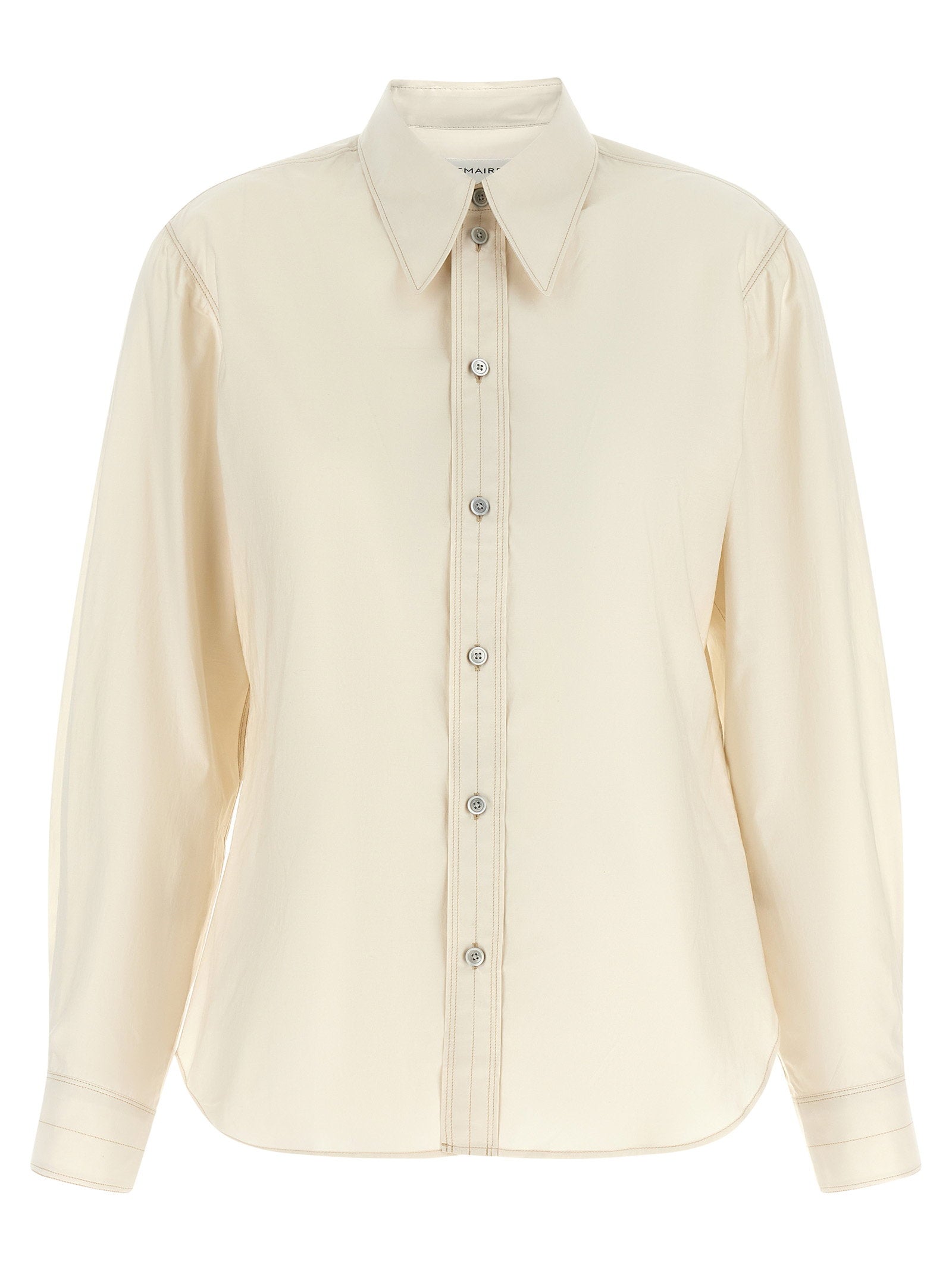 Lemaire Pointed Collar Shirt – 80% cotton, 20% silk