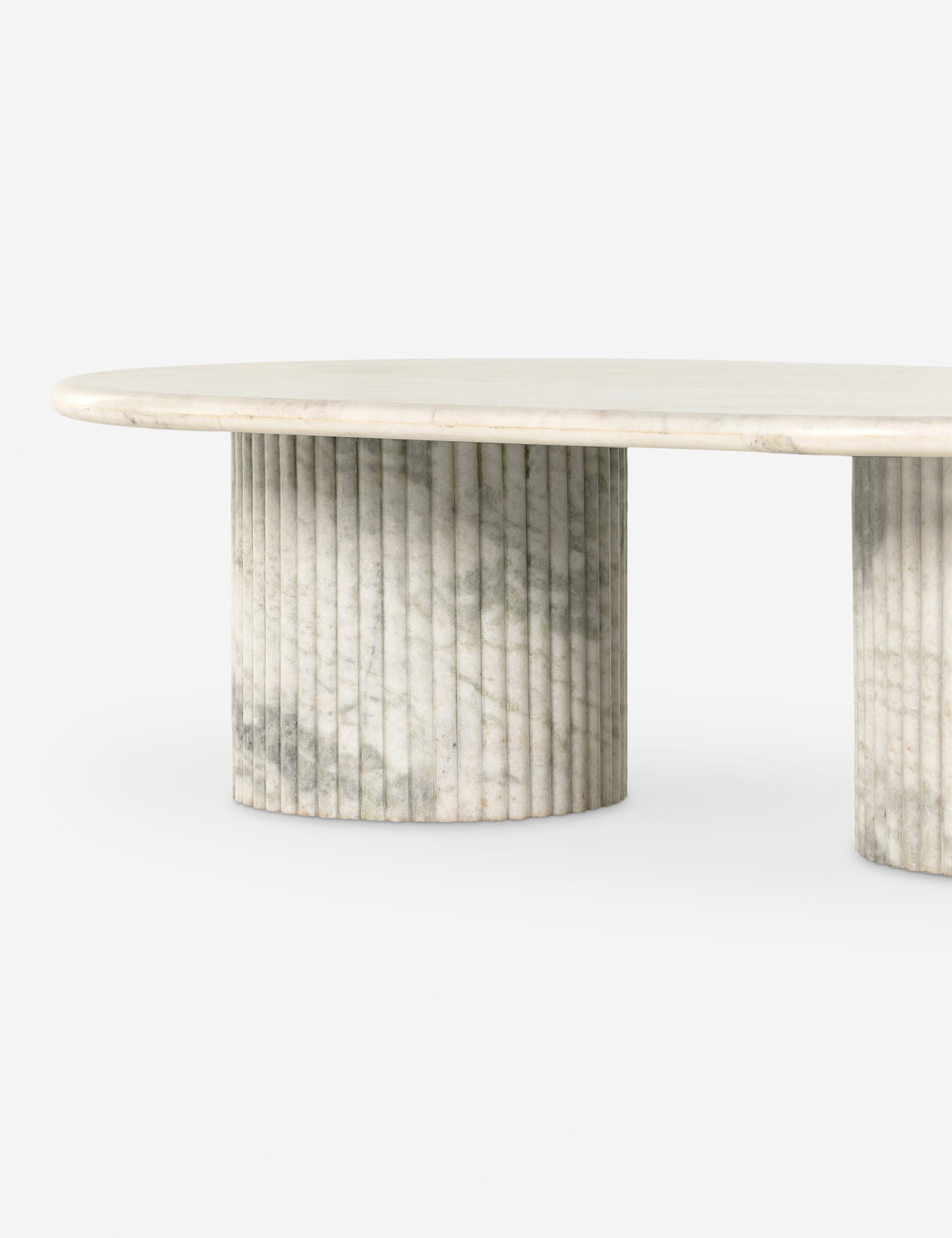 Lulu and Georgia Mercer Oval Coffee Table - view 8