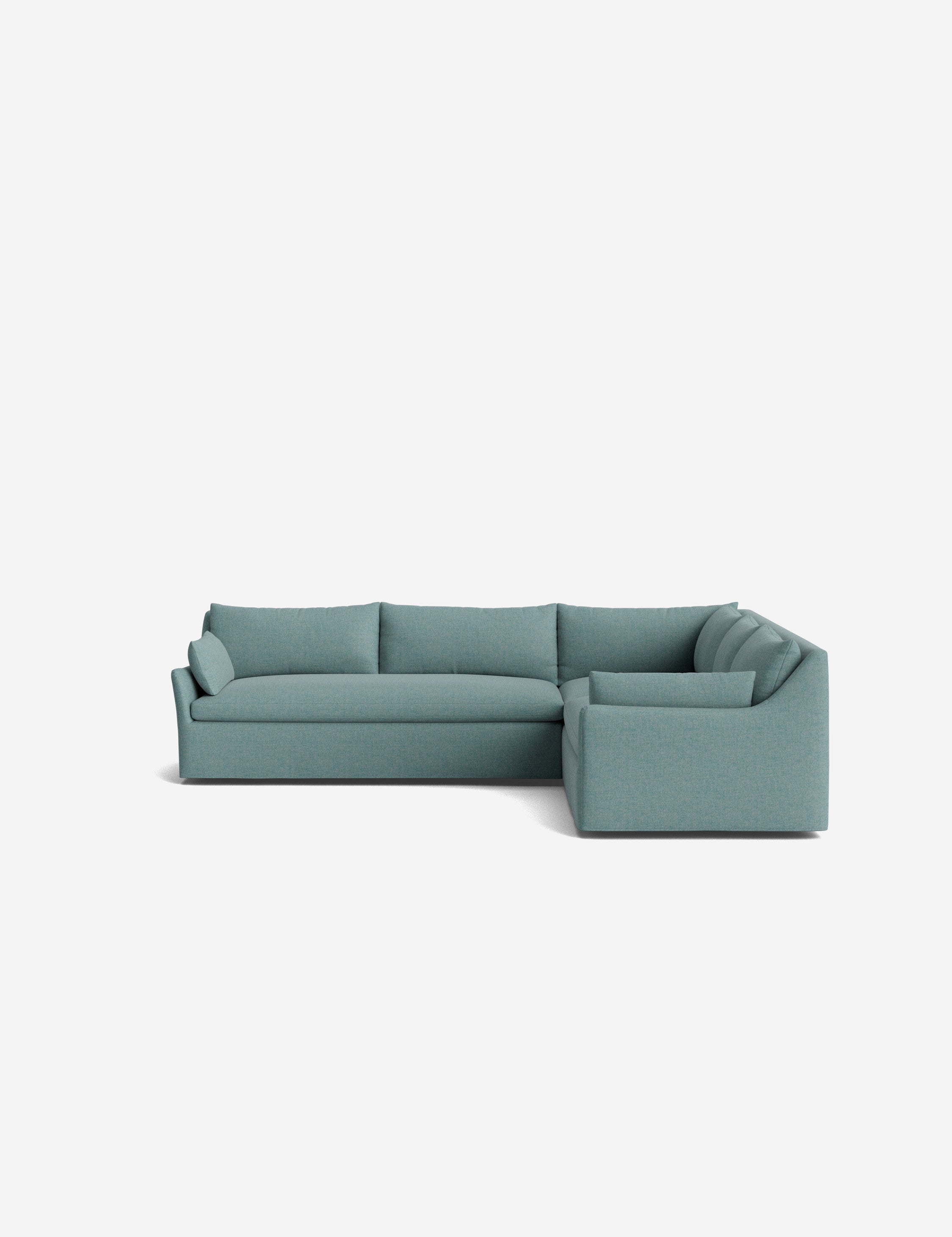Lulu and Georgia Portola Luxe Depth Slipcover Corner Sectional Sofa - view 175