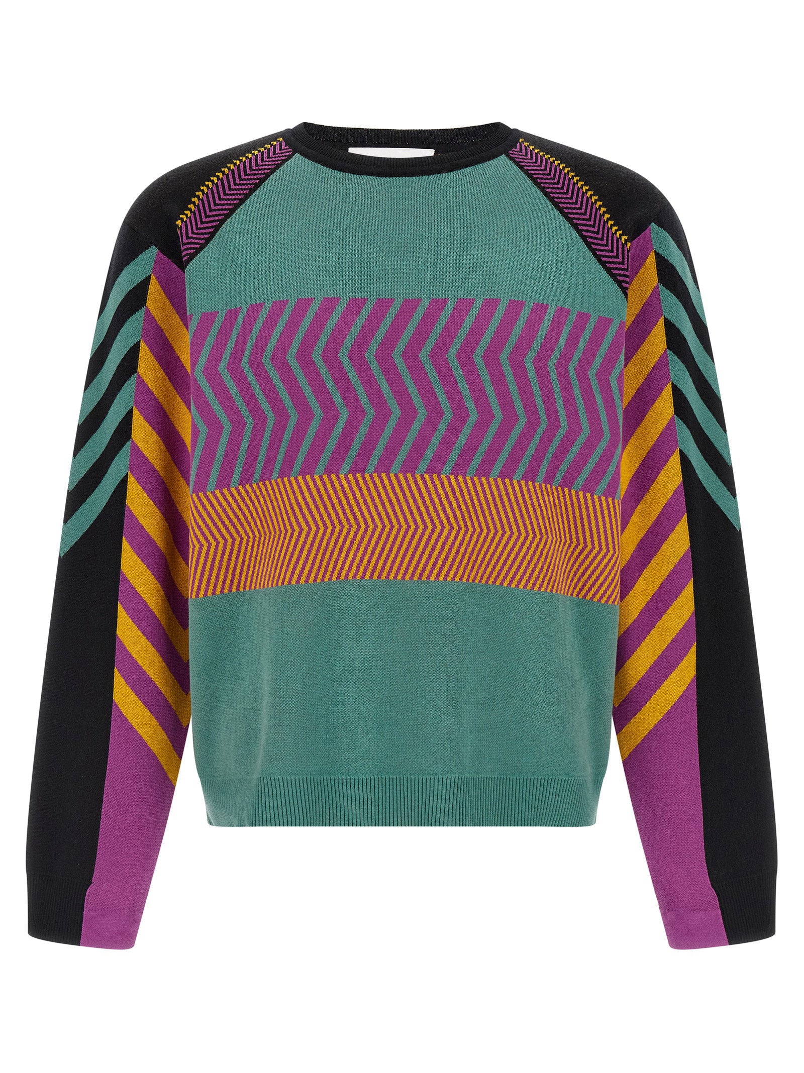 Kiko Kostadinov Gizi Panelled Sweater – 100% cotton