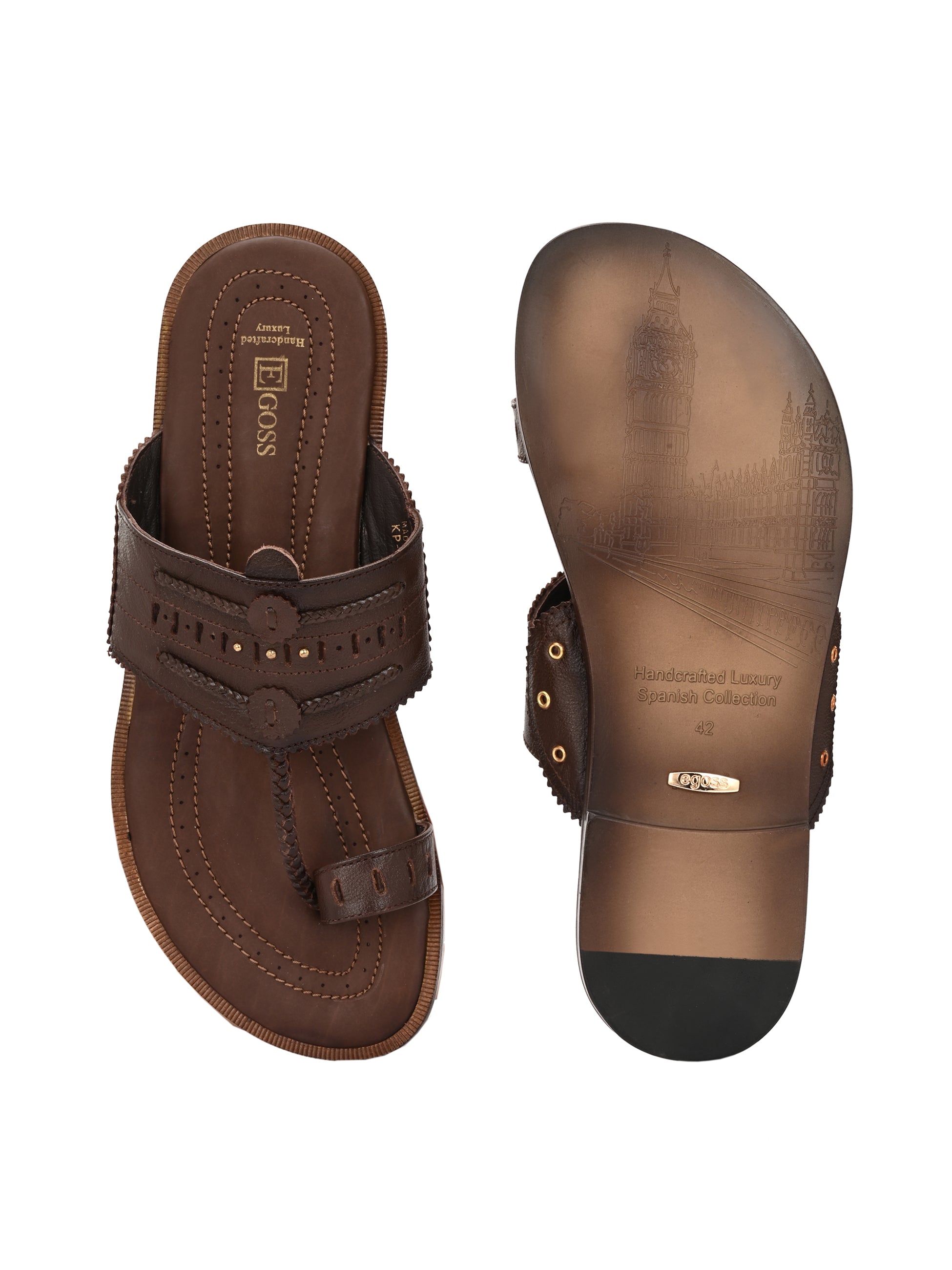 Egoss Shoes Egoss Kolhapuri Slippers For Men - view 31