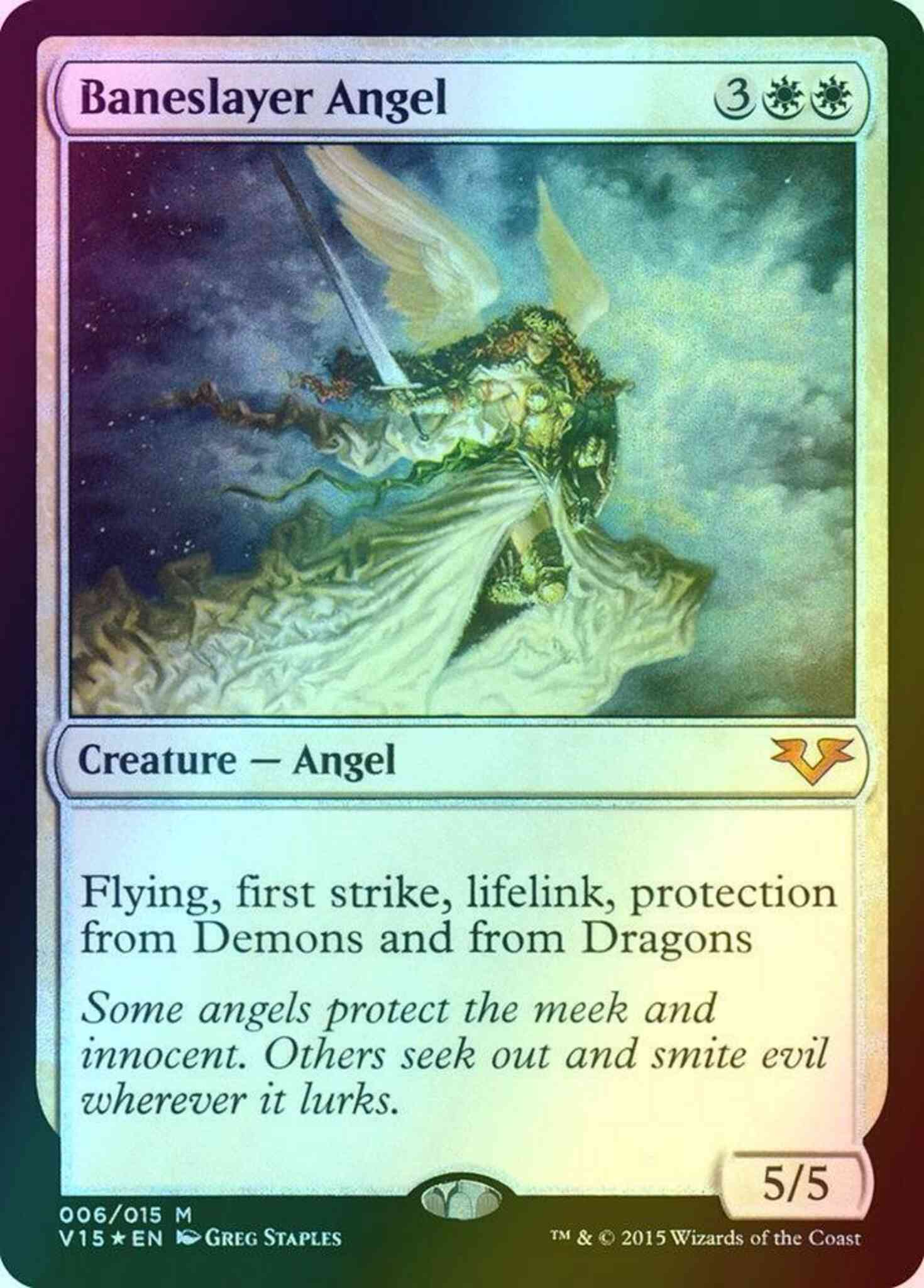 Baneslayer angel 6 – Magic Baneslayer Angel [6] [From the Vault: Angels] [Foil]