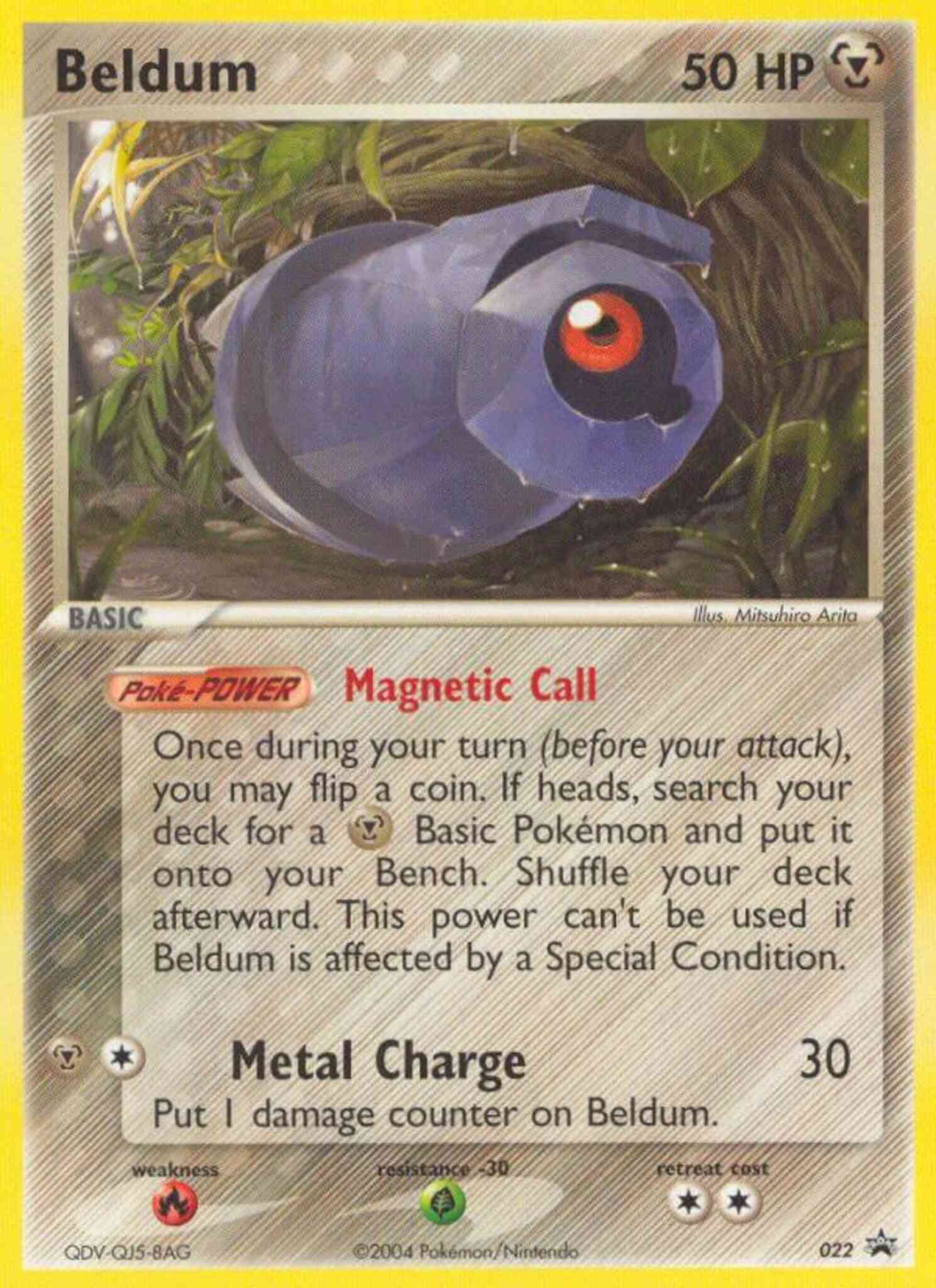 Promo np-22 non-holo – Pokémon Beldum - 22/40 - Promo [np-22] [Non-Holo]