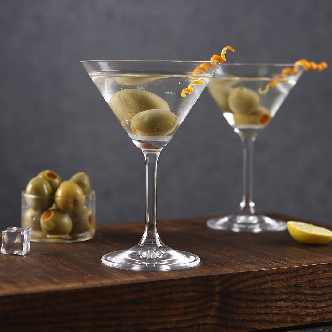 Wonderchef Modena Martini Glass 210 ml (Set of 6)