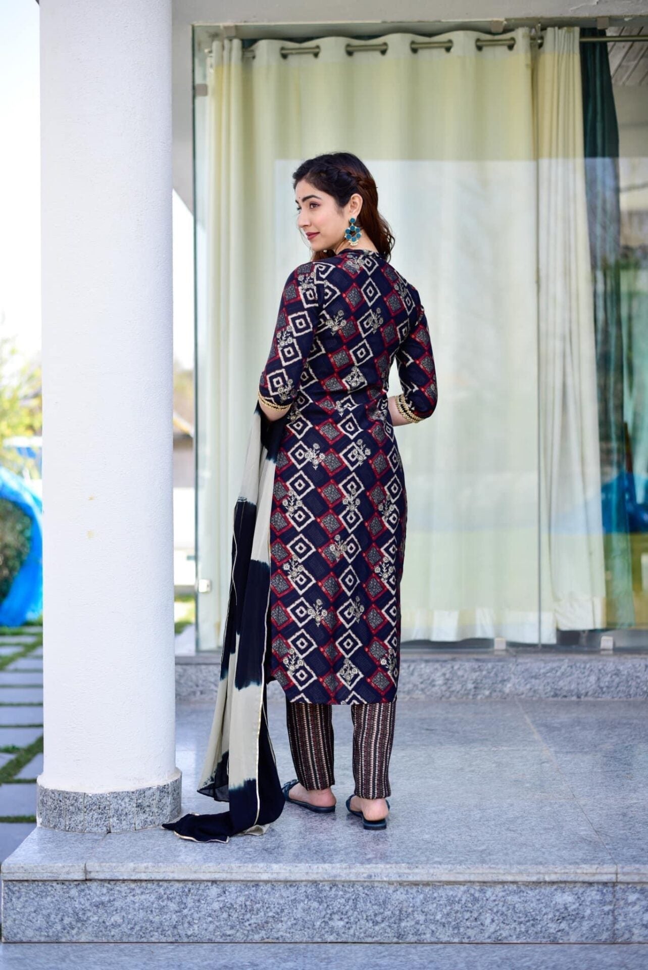 Idaho-o Malini muslin Straight set - view 4