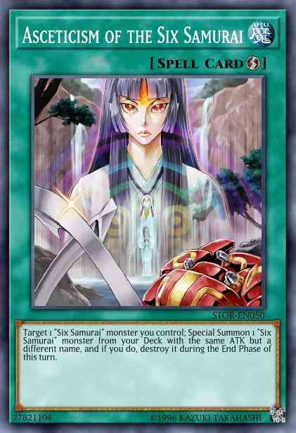 Yu-Gi-Oh! Asceticism of the Six Samurai - SPWA-EN048 - Super Rare - 1st Edition