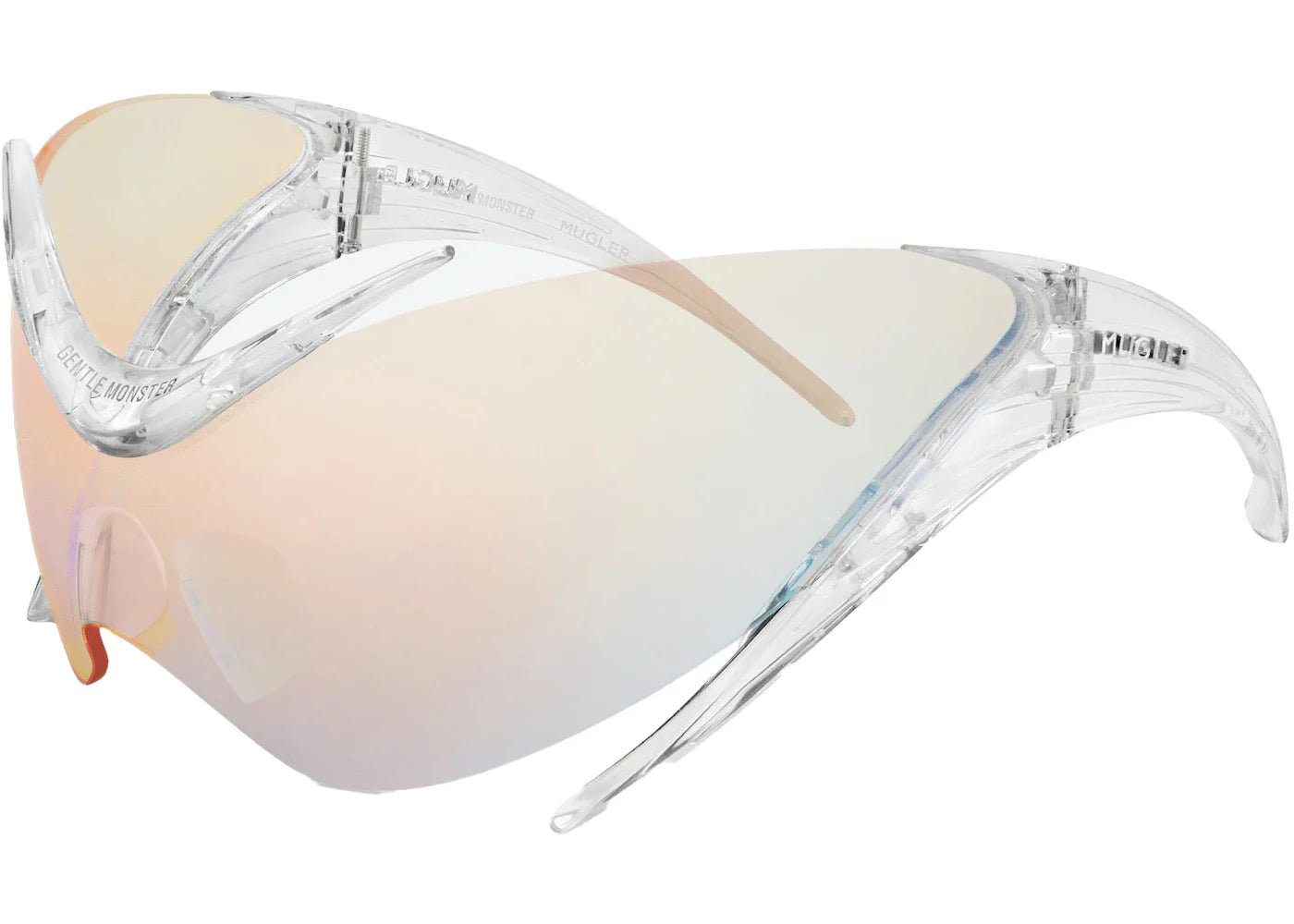 Gentle Monster X Mugler Spiral Sunglasses Clear/Clear (01 C1) - view 3