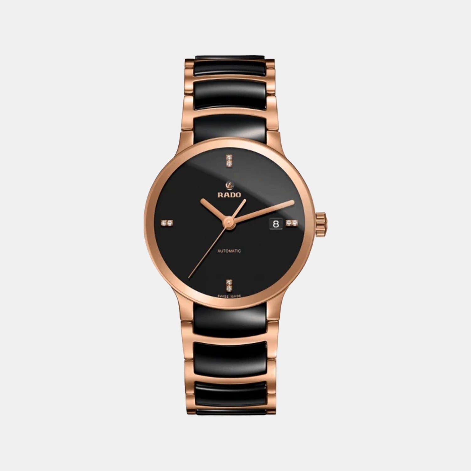 Rado Centrix Men Automatic Brown Dial Analog Stainless Steel Watch R30036712