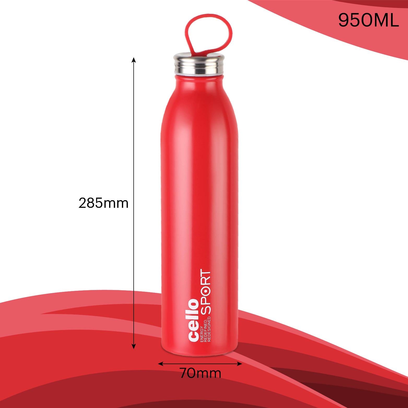 Cello Nios Flask, Vacusteel Water Bottle, 900ml - view 27