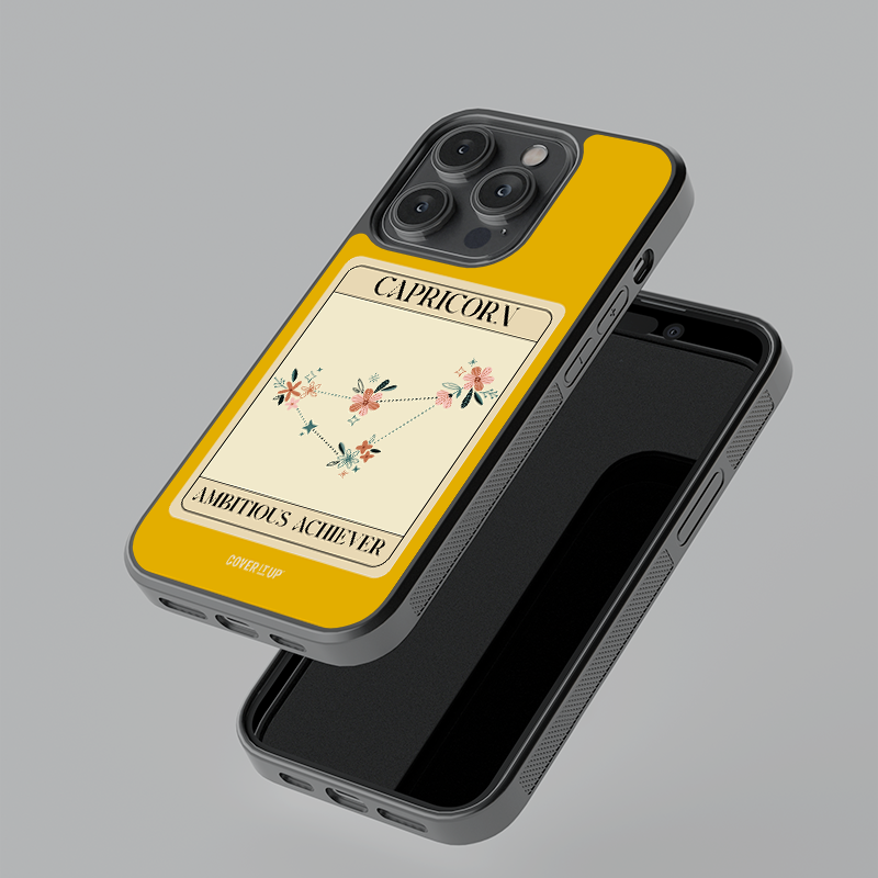 Cover It Up Capricorn Zodiac Glass Case - view 3