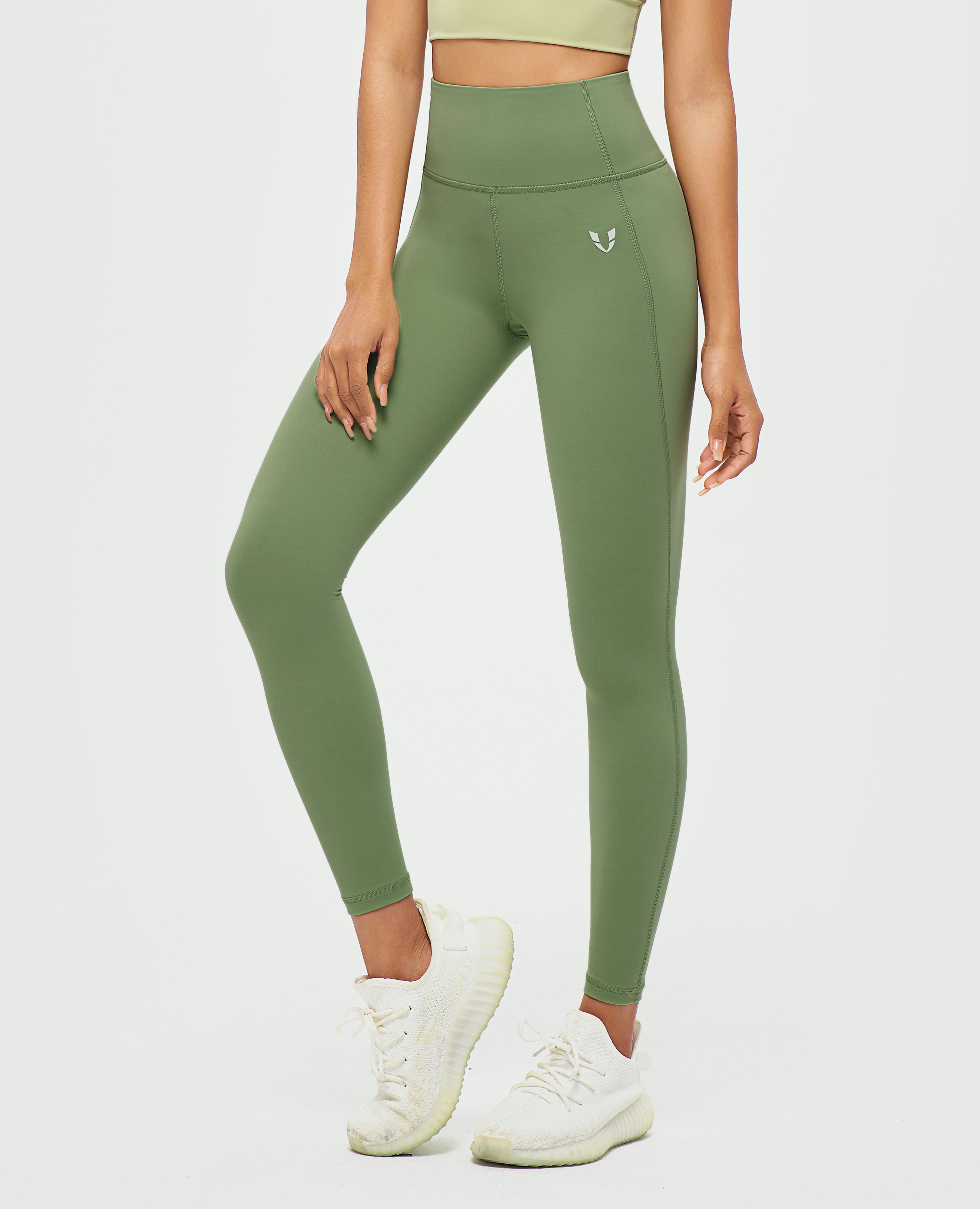 FIRM ABS Power Athletic Leggings - Green - view 2