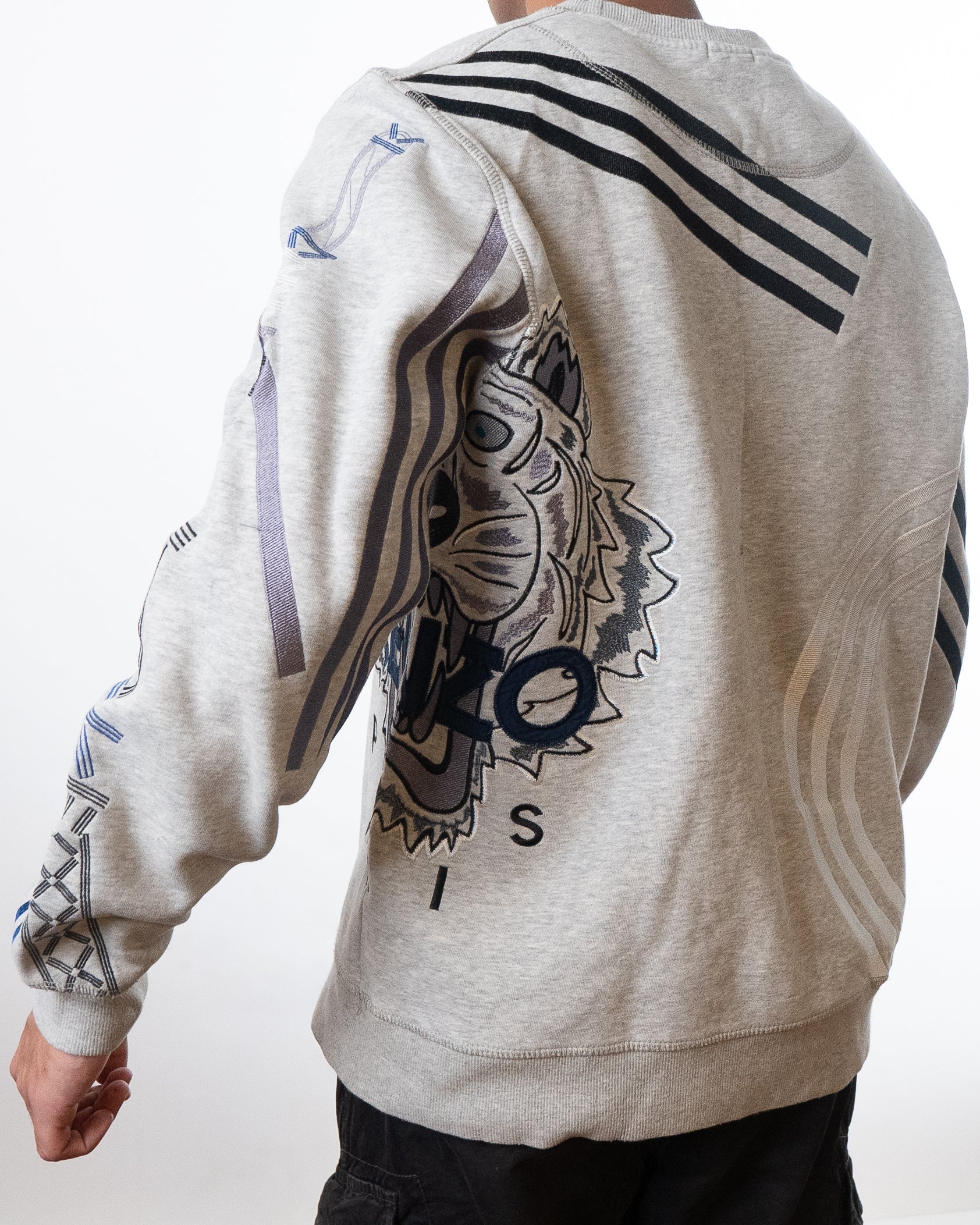 Kenzo Paris Crewneck Tiger Logo Sweatshirt - view 4