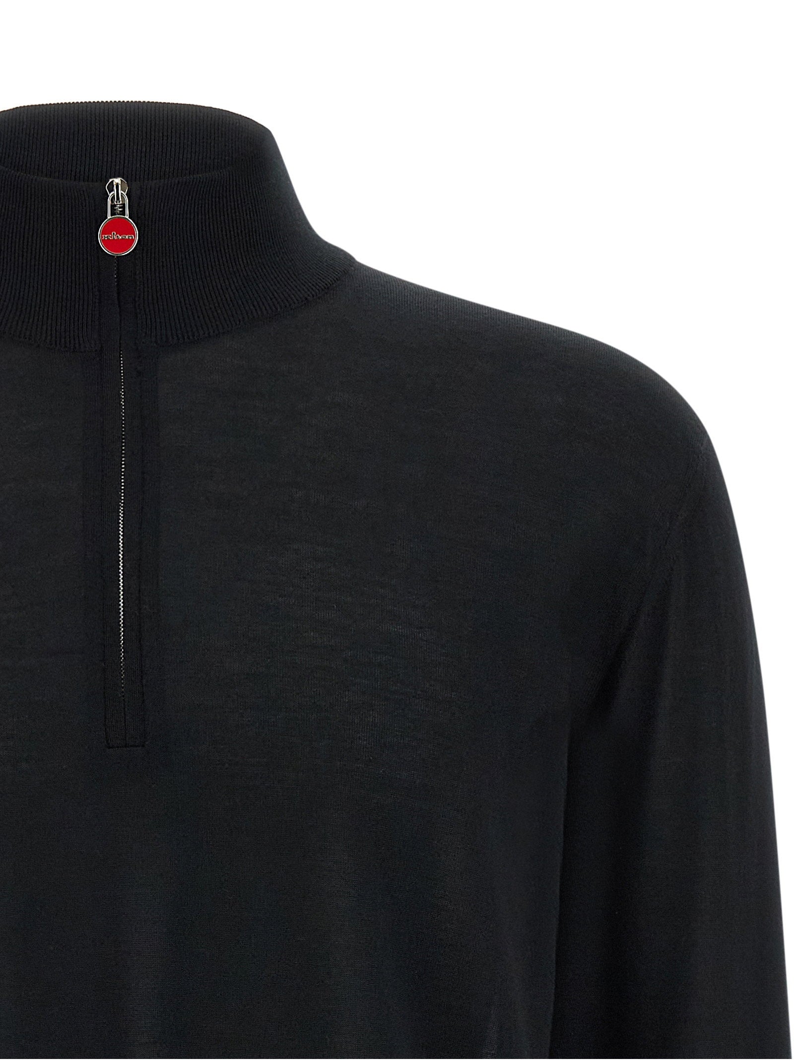 Kiton Half-zip Sweater – 100% wool - view 3