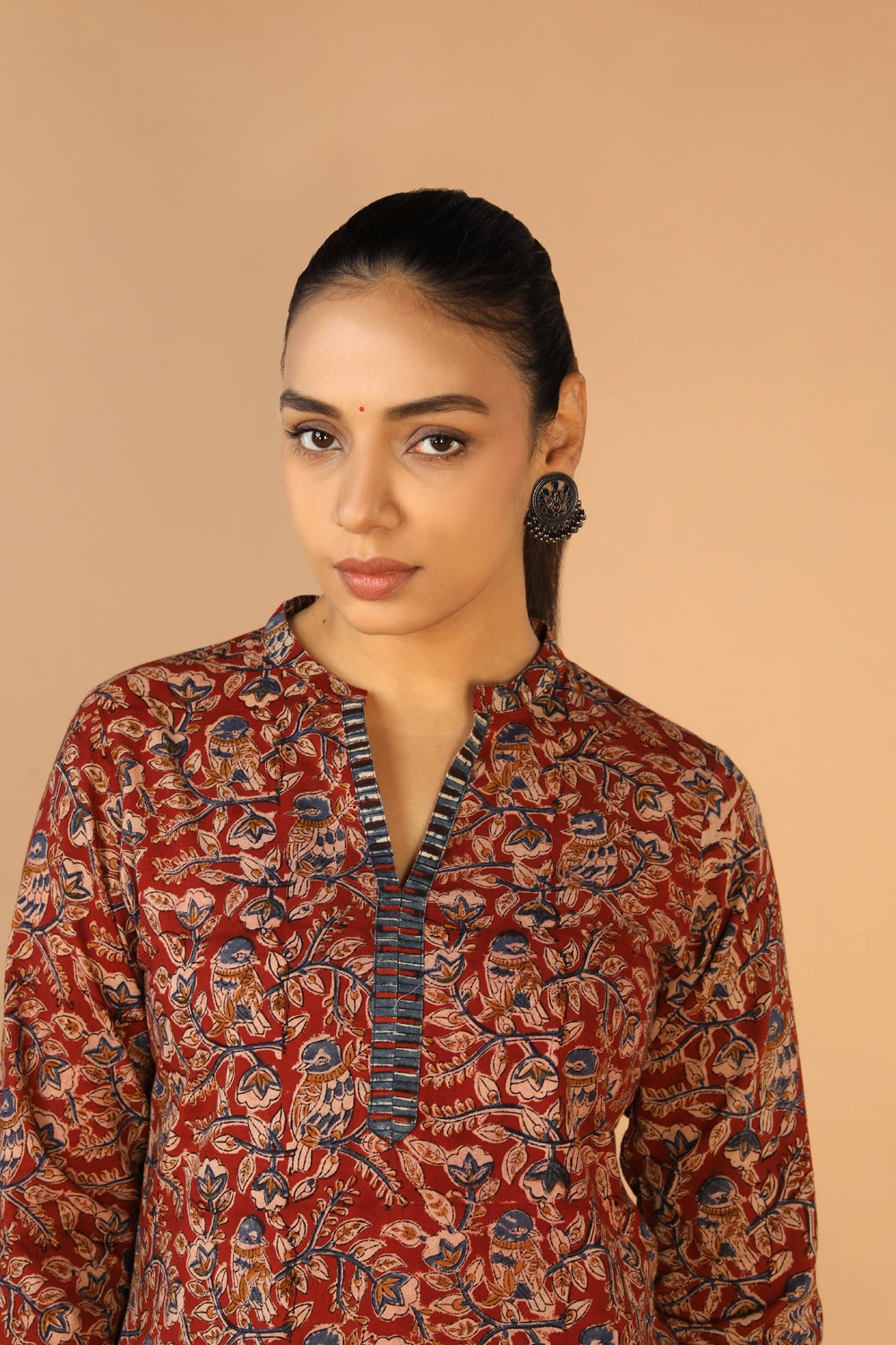 Kalanjali Ethnics Kalamkari Handblock printed kurta - view 8