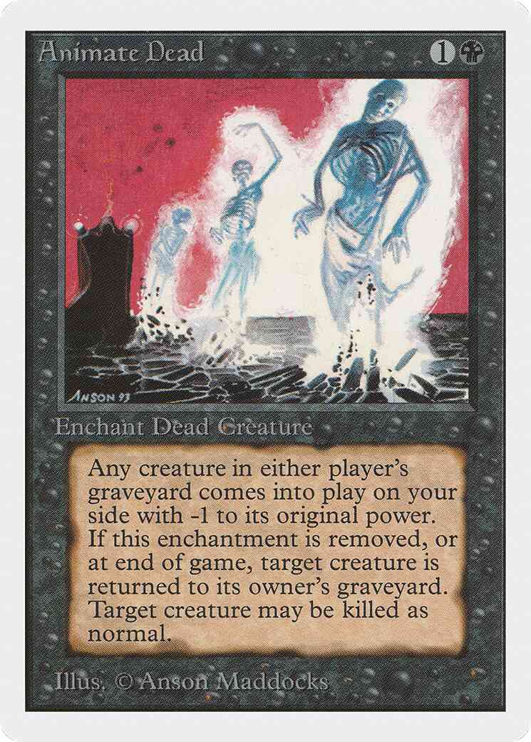 Animate dead 93 – Magic Animate Dead [93] [Unlimited] [Non-Foil]