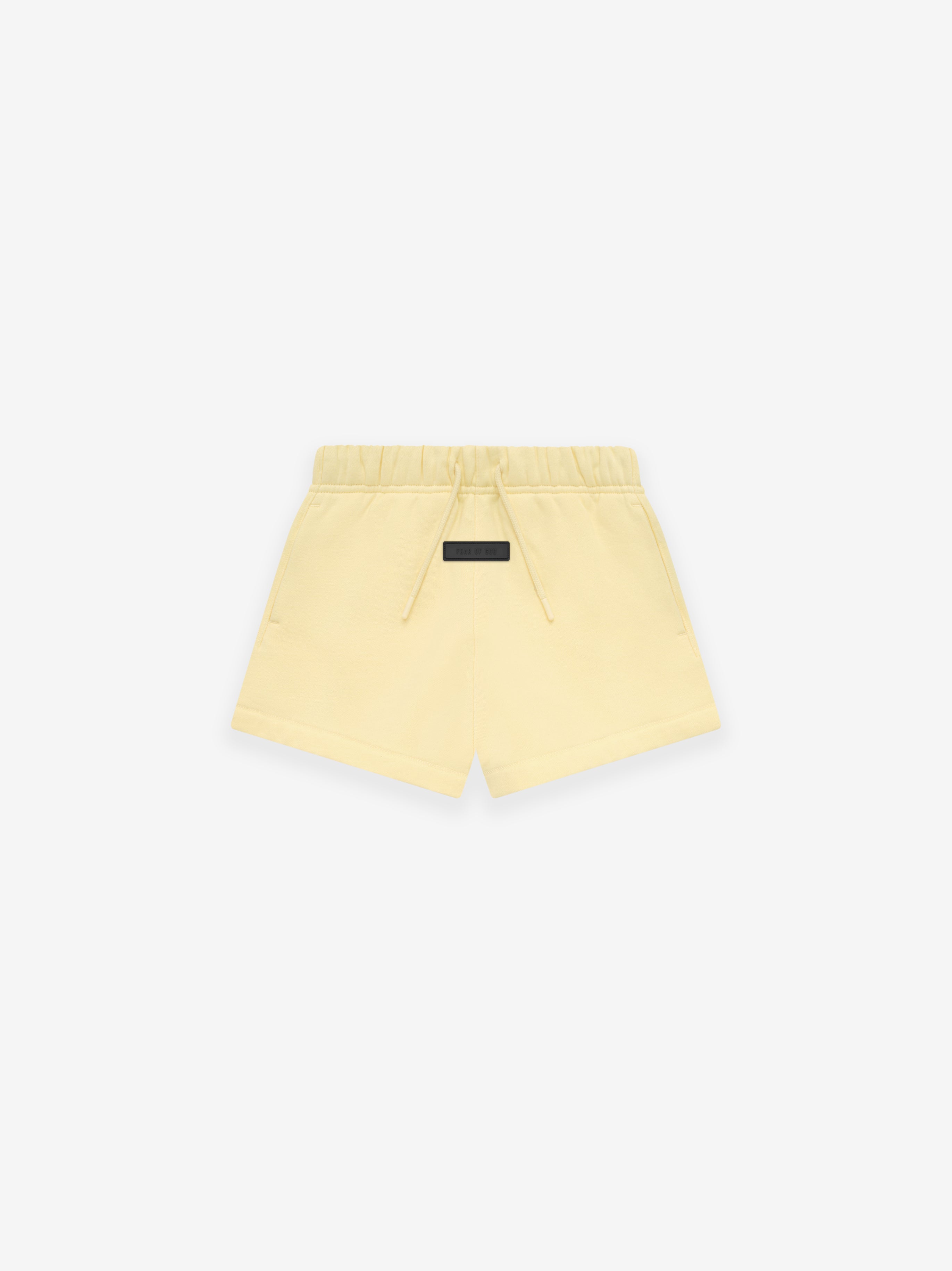 ESSENTIALS Kids Running Short – Garden Yellow
