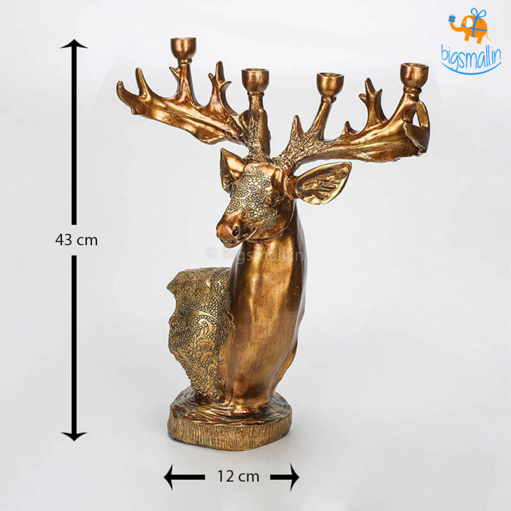 Vinny Y Vintage Reindeer Candle Holder - view 4