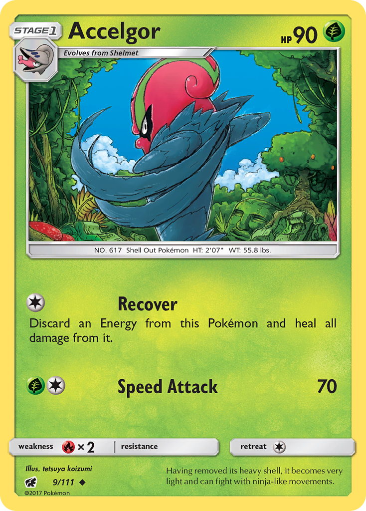 Uncommon sm4-9 reverse – Pokémon Accelgor - 9/111 - Uncommon [sm4-9] [Reverse Holo] - Accelgor - 9/111 - Uncommon