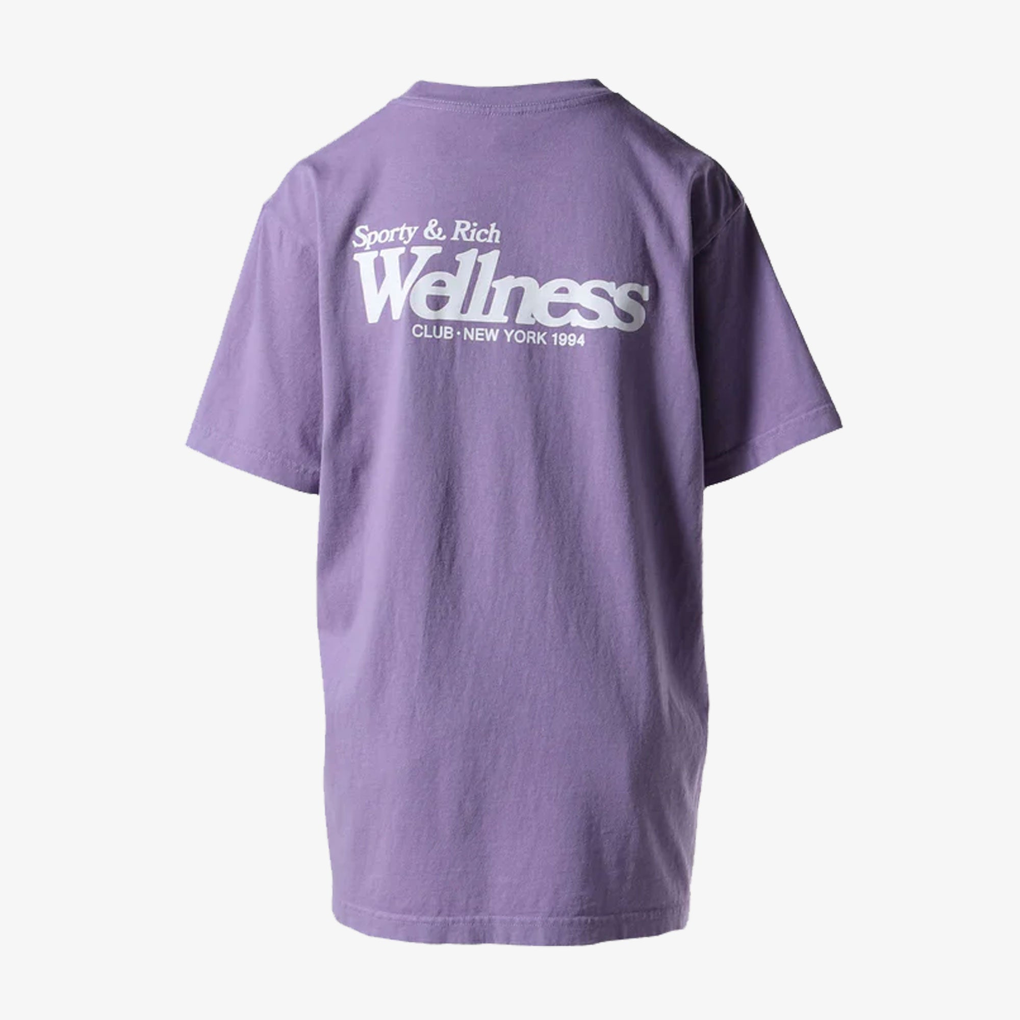 Sporty & Rich | Wellness Ny T-shirt { Violet/white - view 2