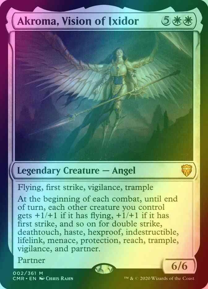 Magic Akroma, Vision of Ixidor [2] [Commander Legends] [Foil]