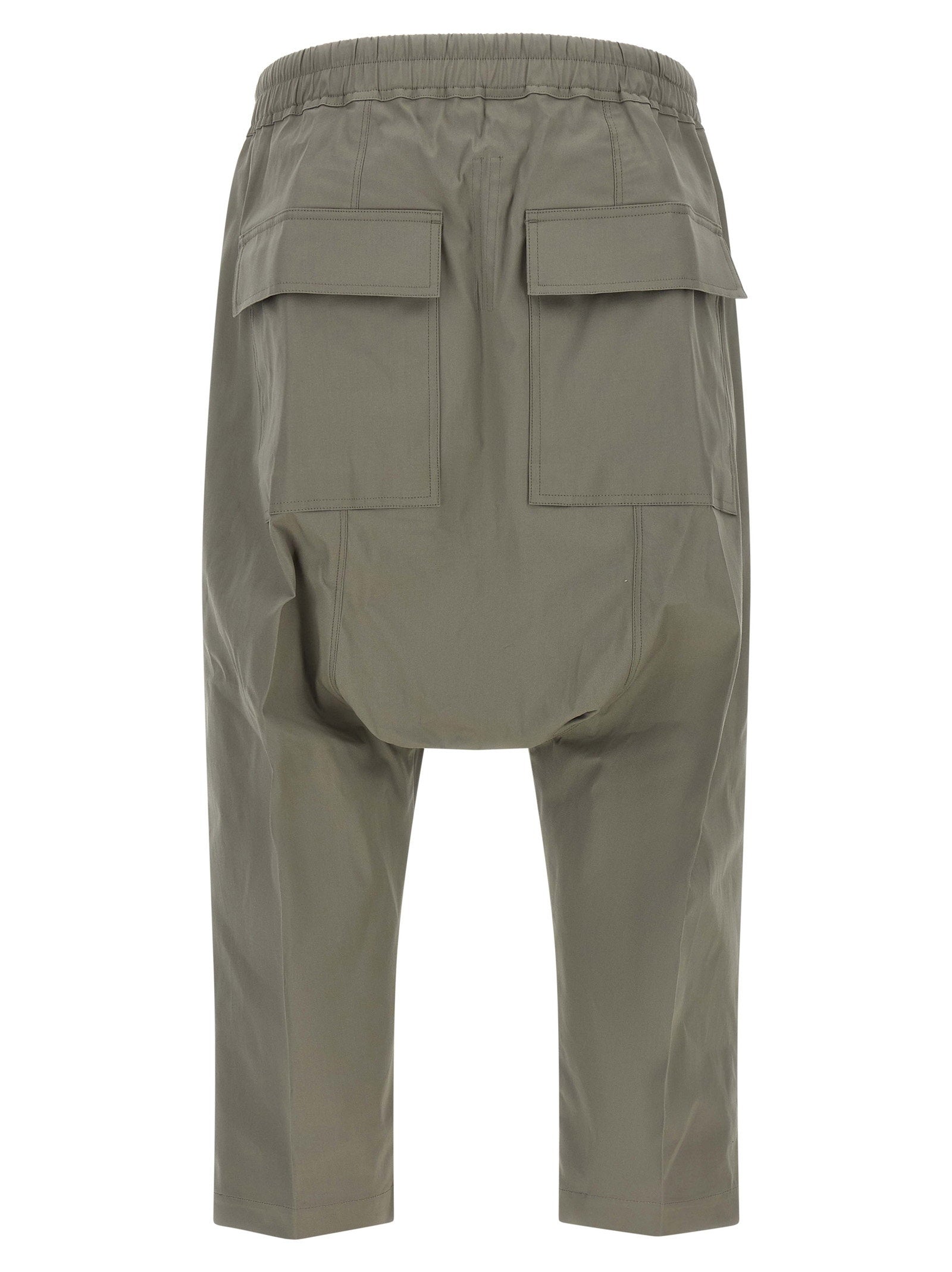 Rick Owens Drawstring Cropped Pants – 97% cotton, 3% elastane - view 2