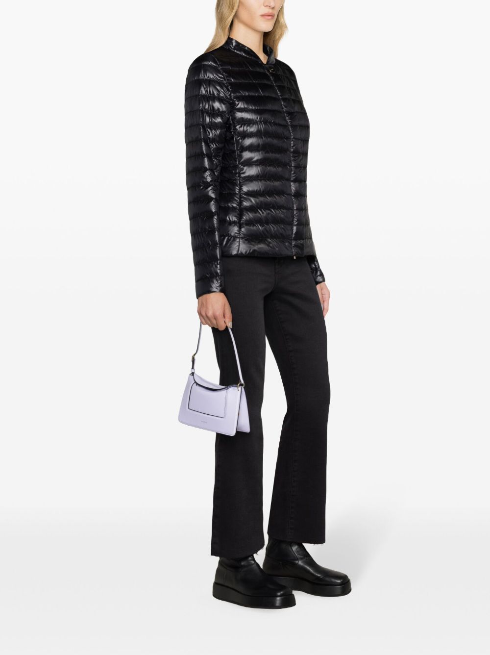 Herno Nylon short down jacket - view 2