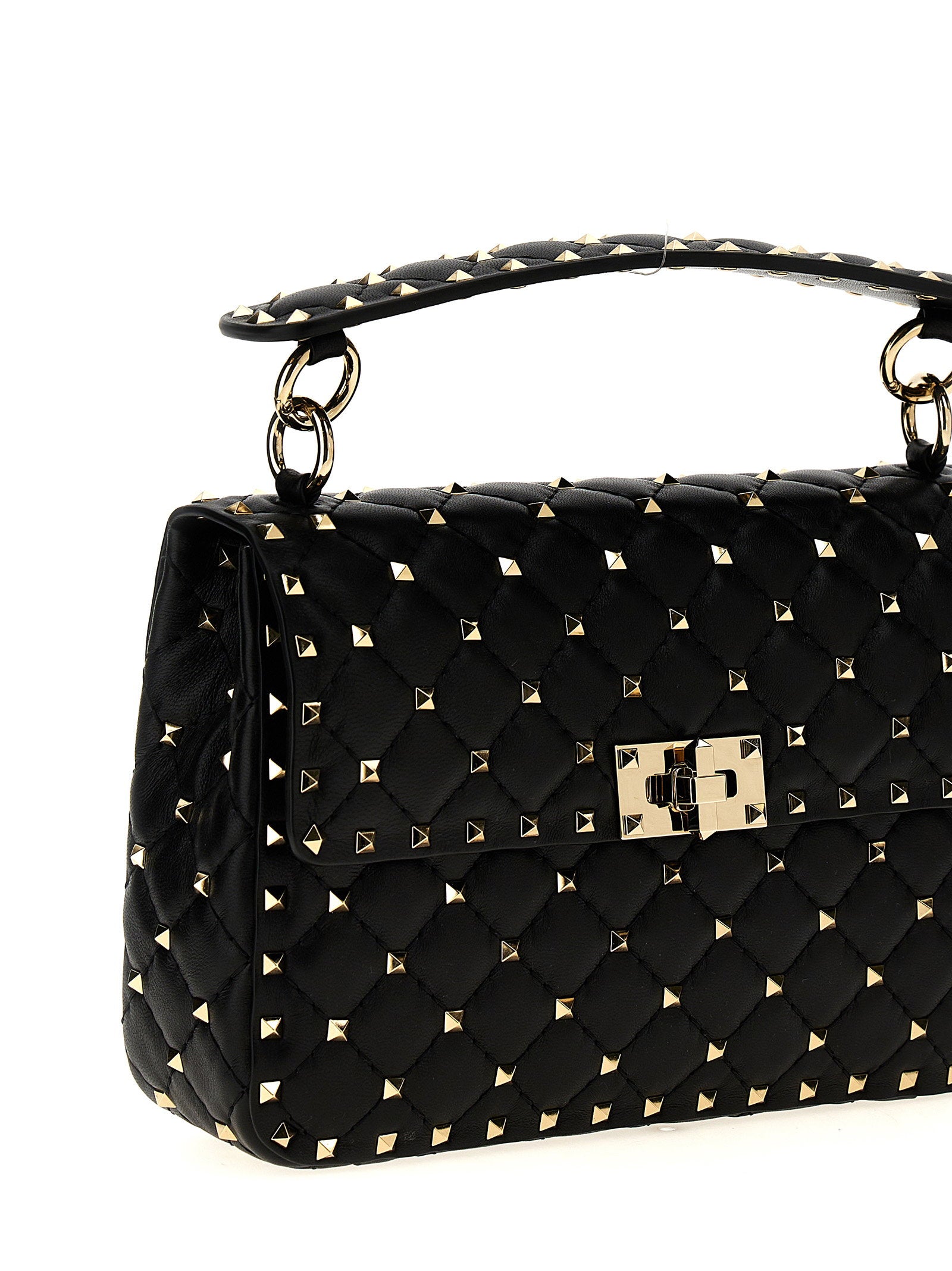 Valentino Garavani Rockstud Spike Shoulder Bag - view 3