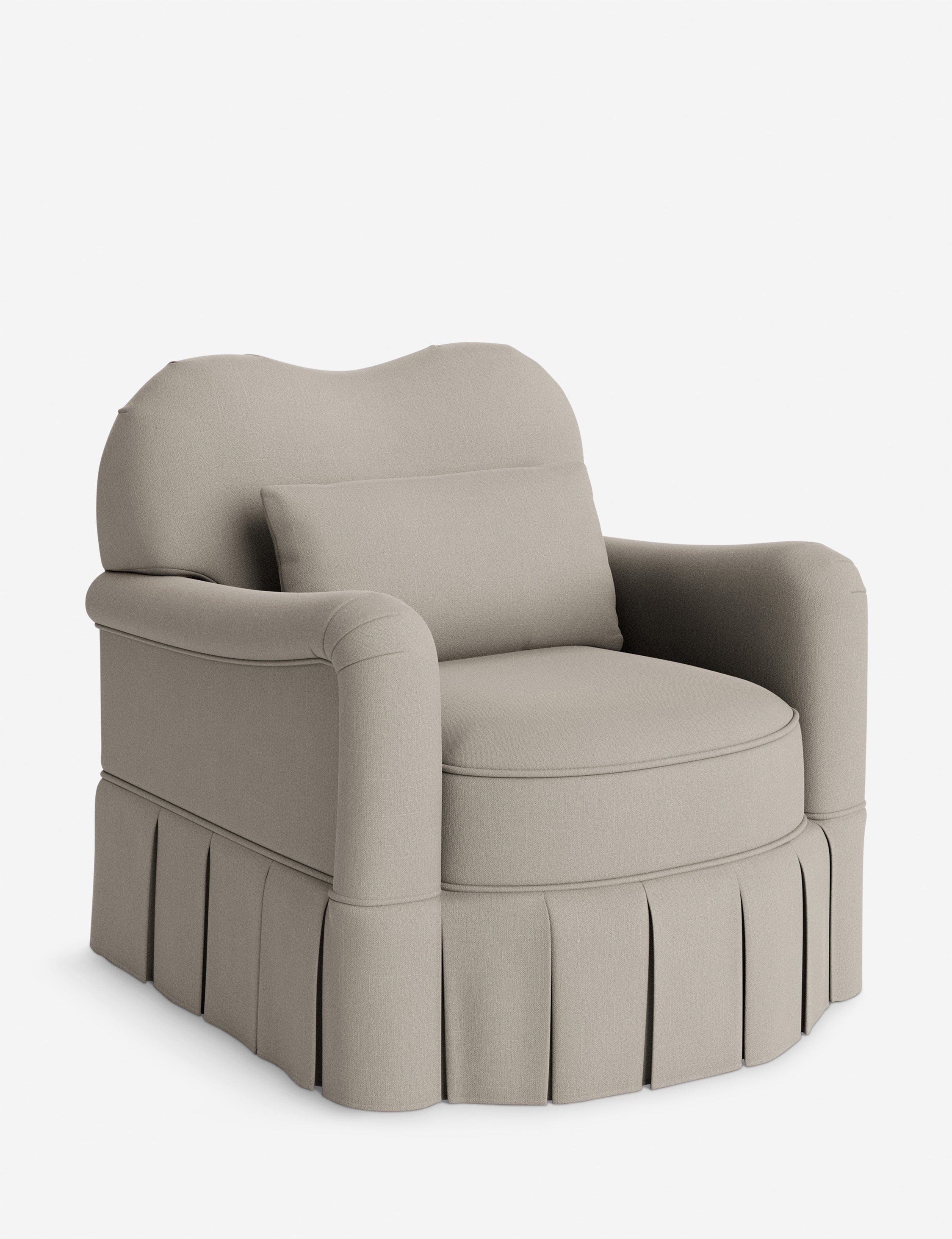 Lulu and Georgia Middleton Skirted Accent Chair by Ginny Macdonald - view 150