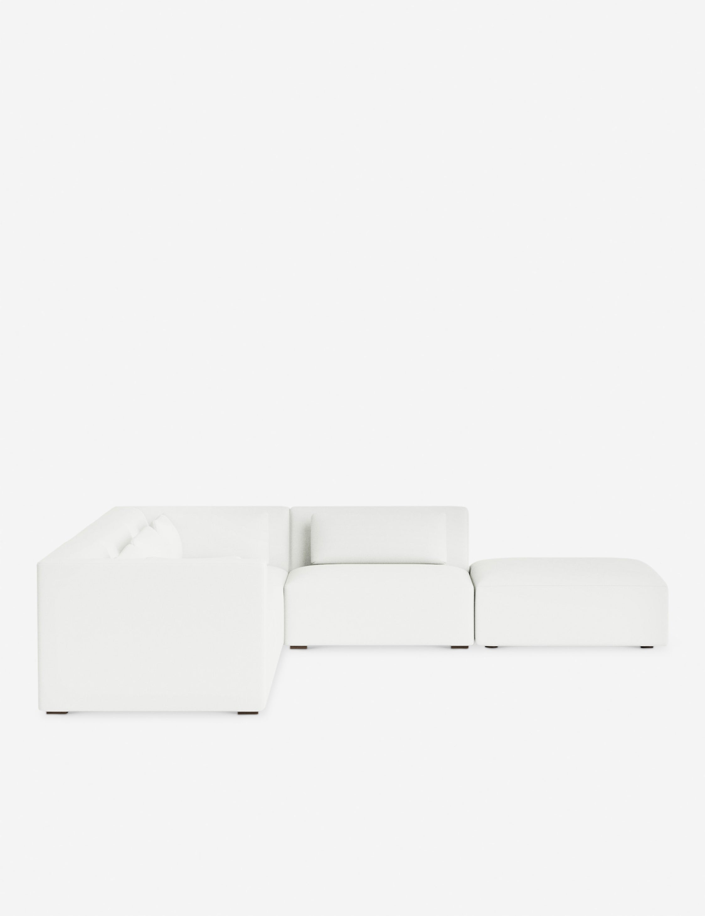 Lulu and Georgia Koh Modular Sectional Sofa With Ottoman - view 87