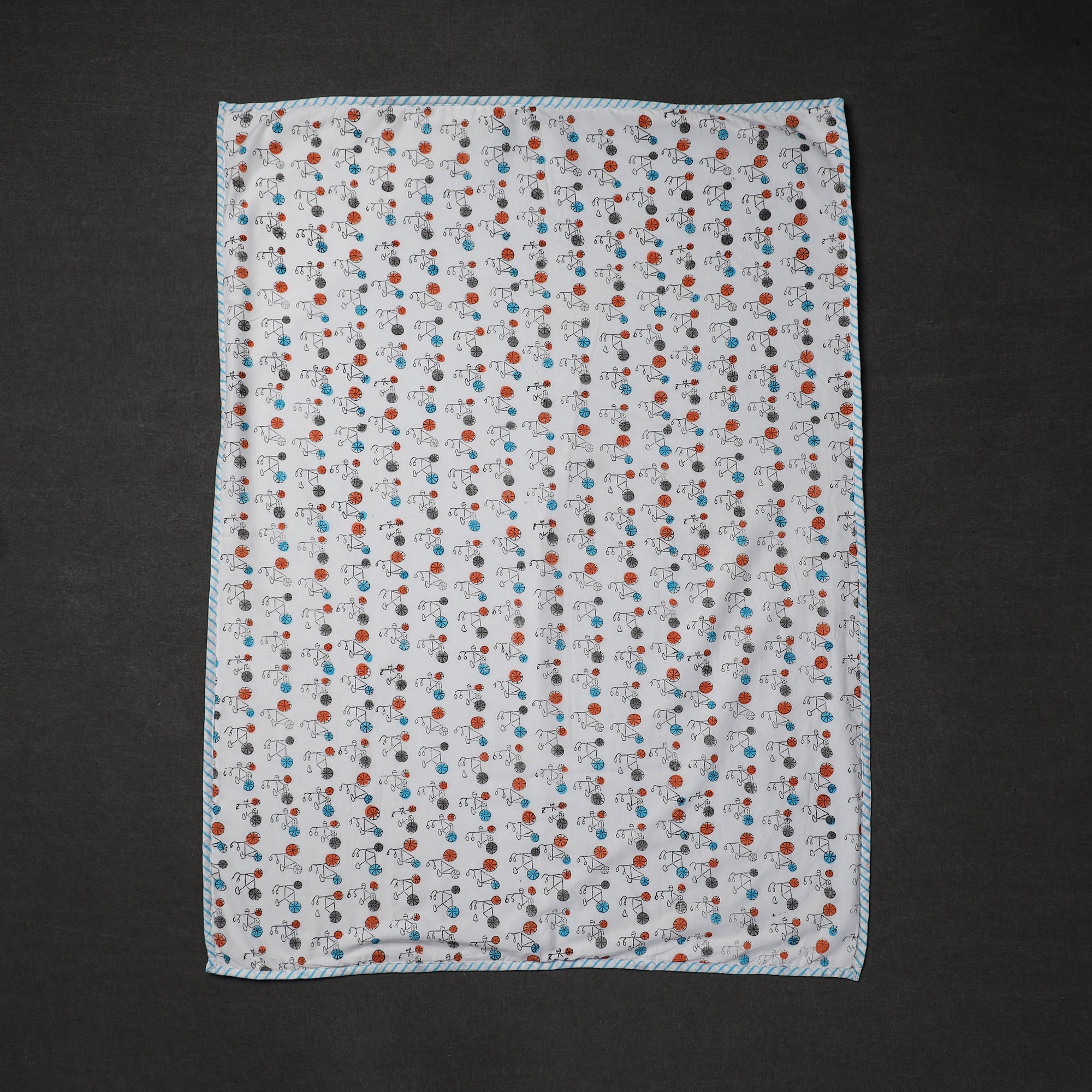 HAVELI CHRONICLES Block Printed Cotton Baby Terry/Hooded Towel 02 - view 5
