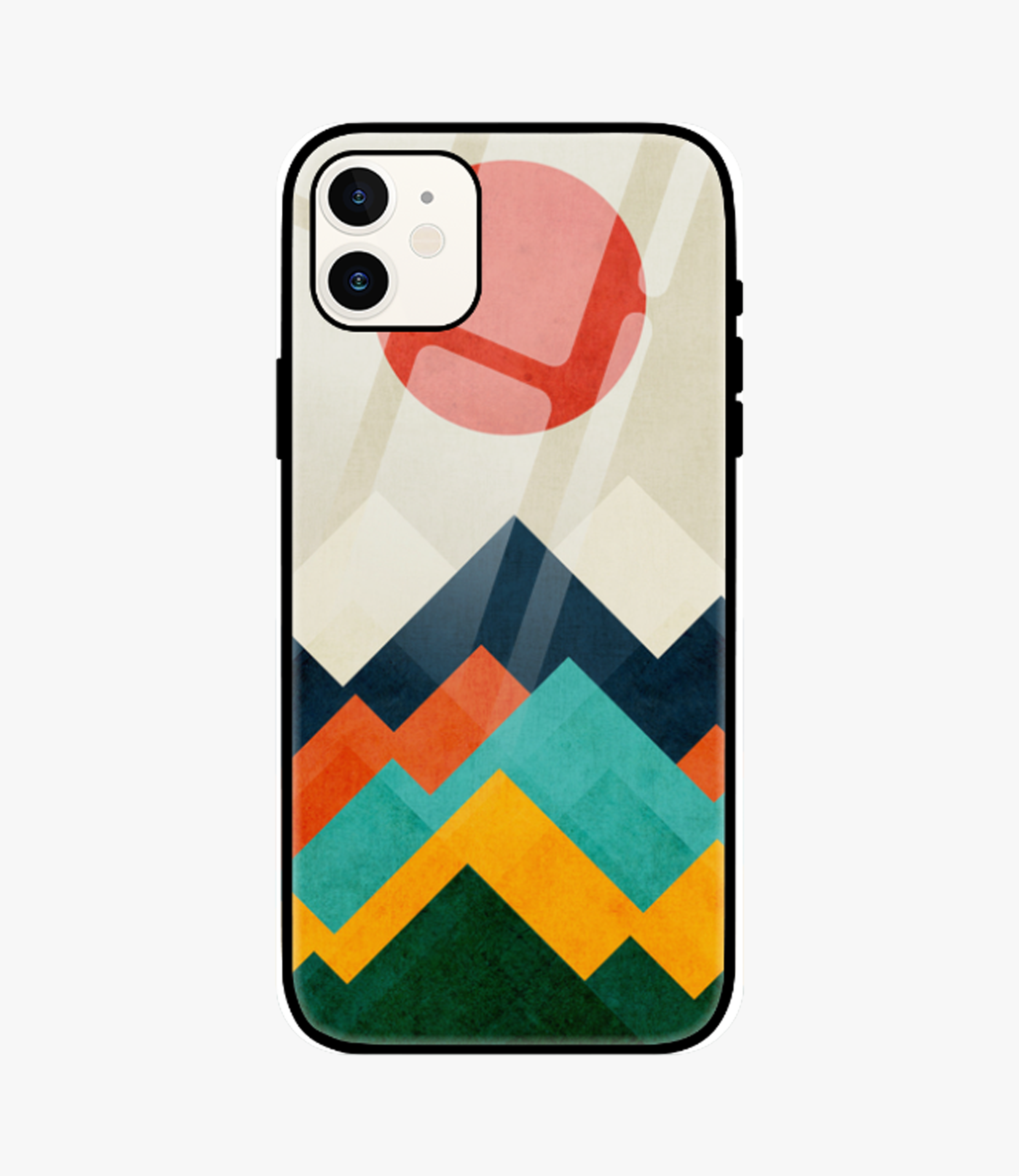 The Case Company Majestic Mountains Glass Case for iPhone 12