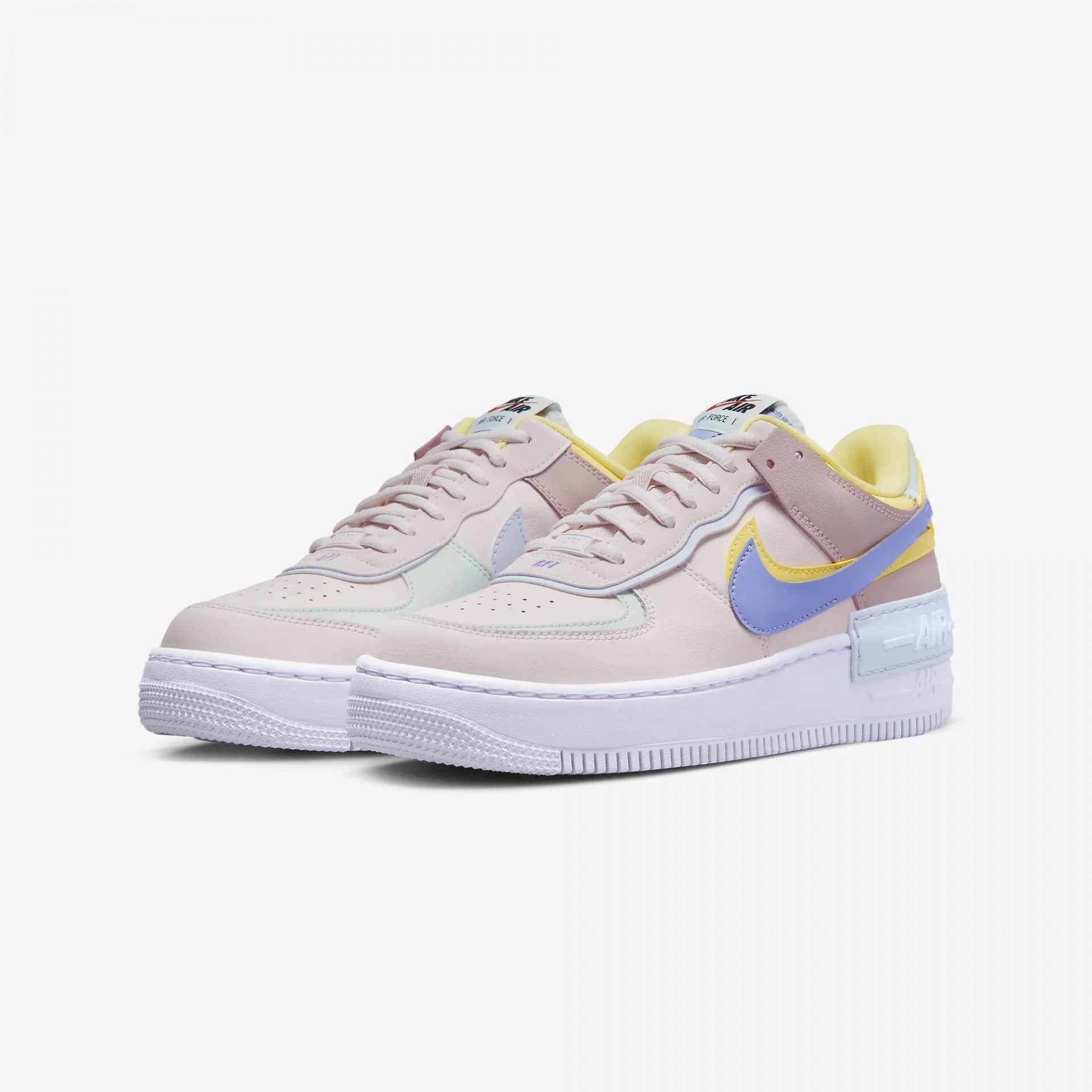 Nike | AIR FORCE 1 SHADOW { LIGHT SOFT PINK/LEMON WASH