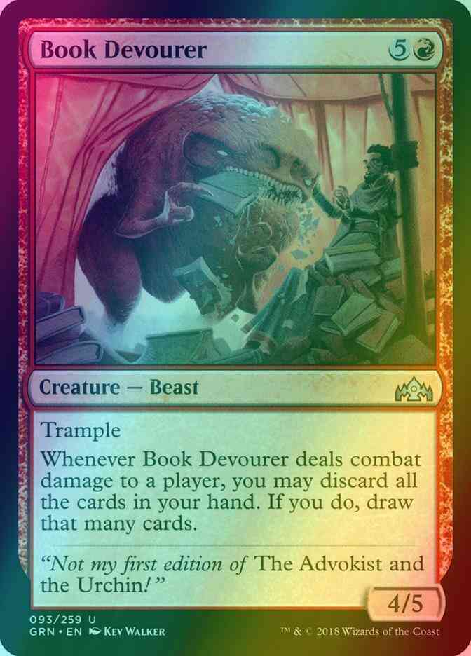 Book devourer 93 – Magic Book Devourer [93] [Guilds of Ravnica] [Foil]