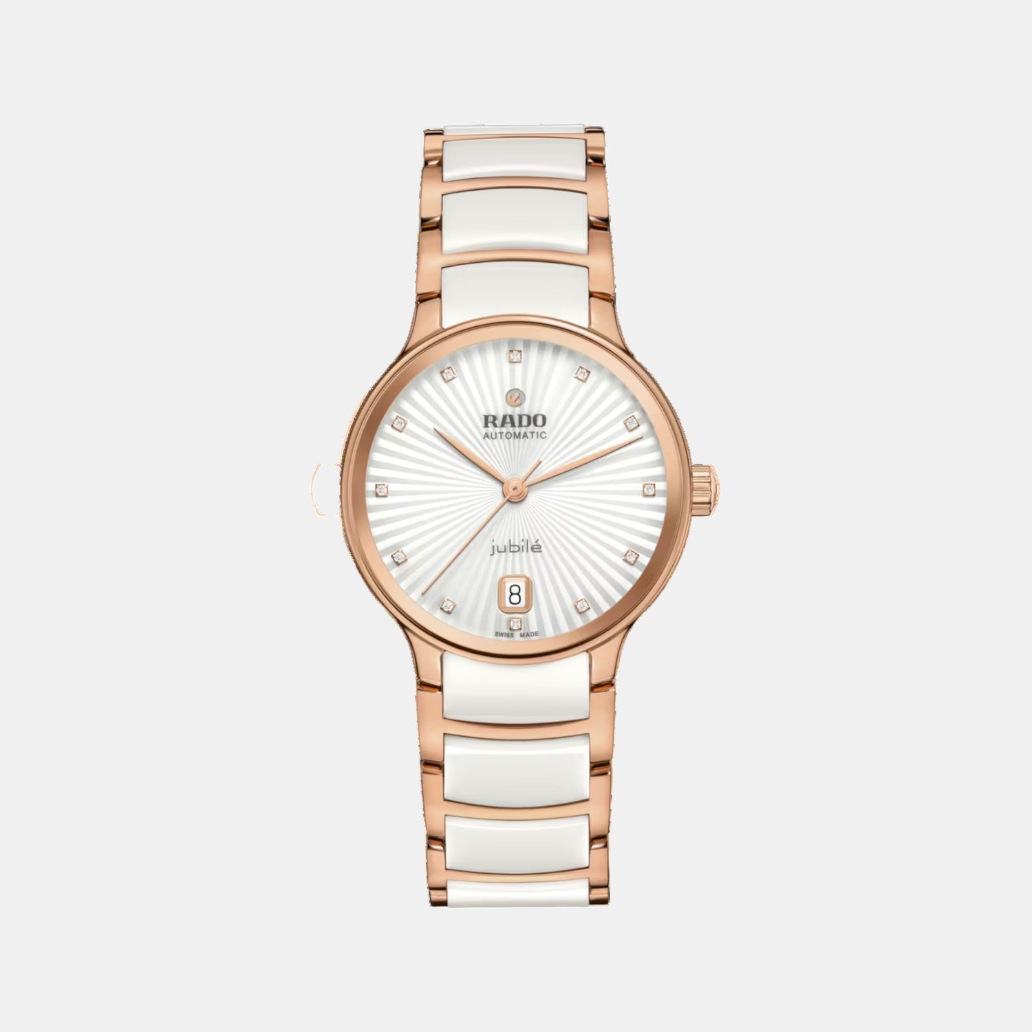 Rado Centrix Women Automatic Silver Dial Analog Ceramic Watch R30037744