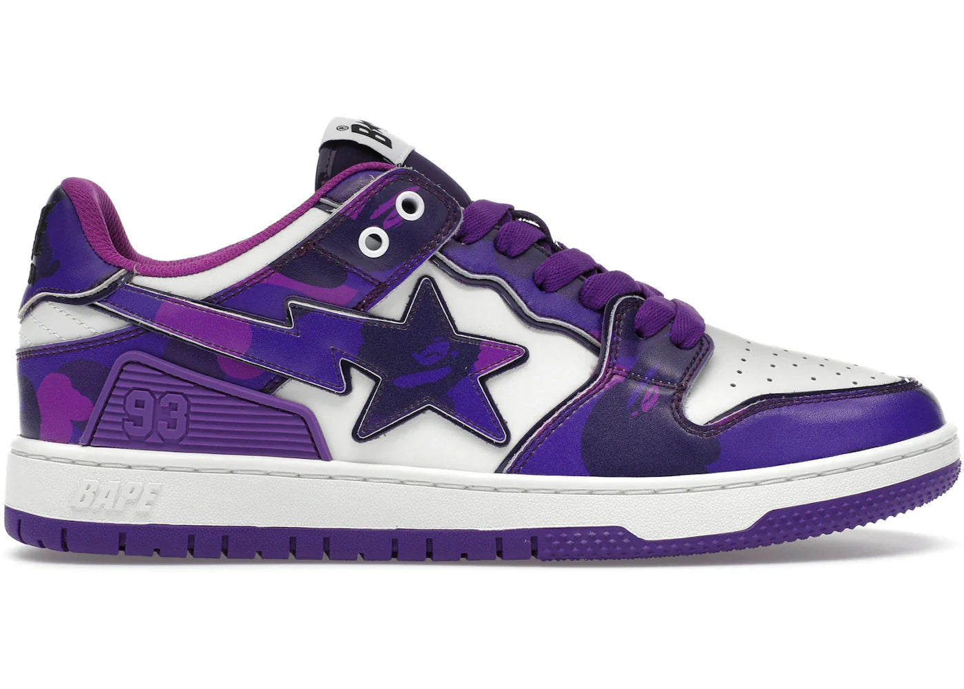 Sk8 sta 1 – A Bathing Ape Bape SK8 Sta #1 M2 Purple Camo