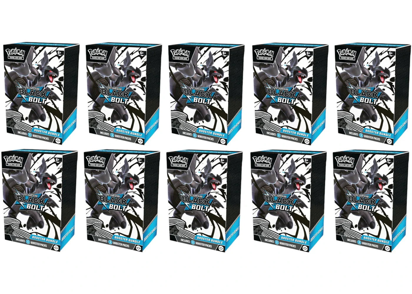 Scarlet violet black – 2025 Pokémon Scarlet & Violet Black Bolt Booster Bundle 10x Lot