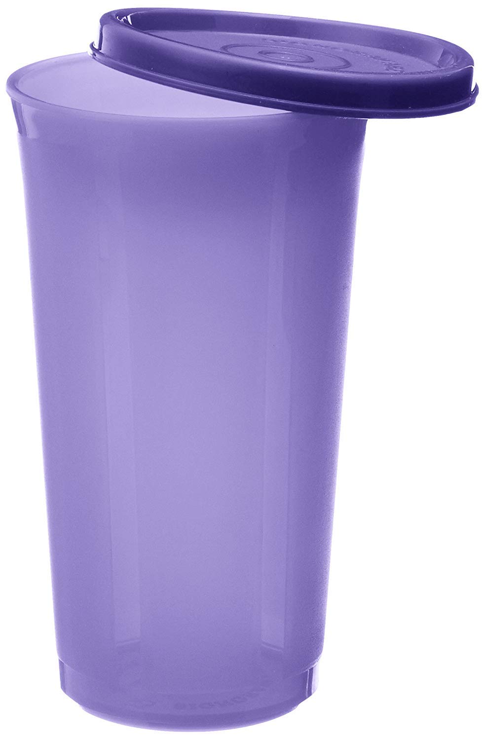 Kuber Industries Virgin Plastic Big Everday Big Glass 2 Piece Tumbler/airtight Container Leakproof Storage with Lid 500ml (Multi) CTKTC34151 - view 5