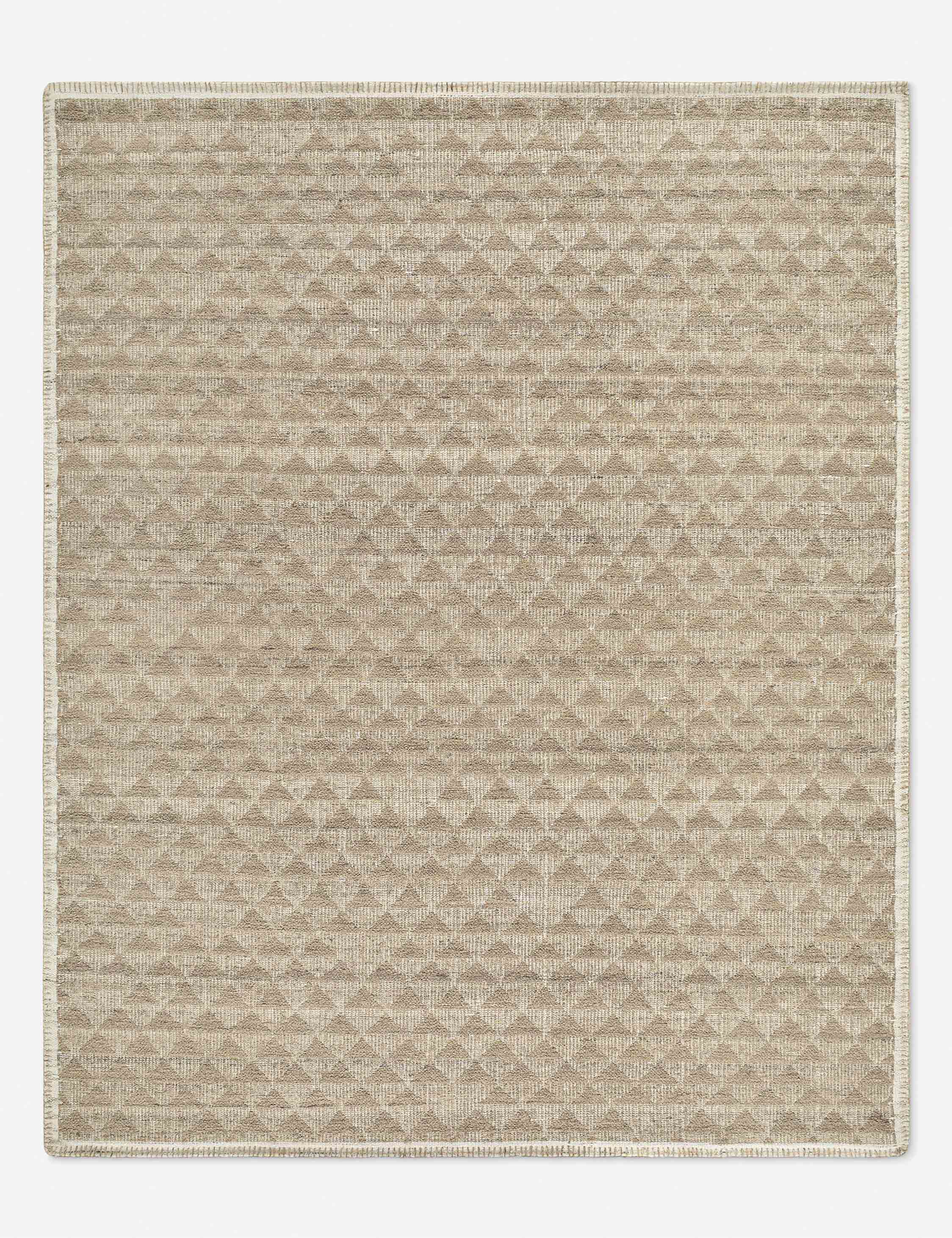 Lulu and Georgia Hira Handwoven Rug – Beige