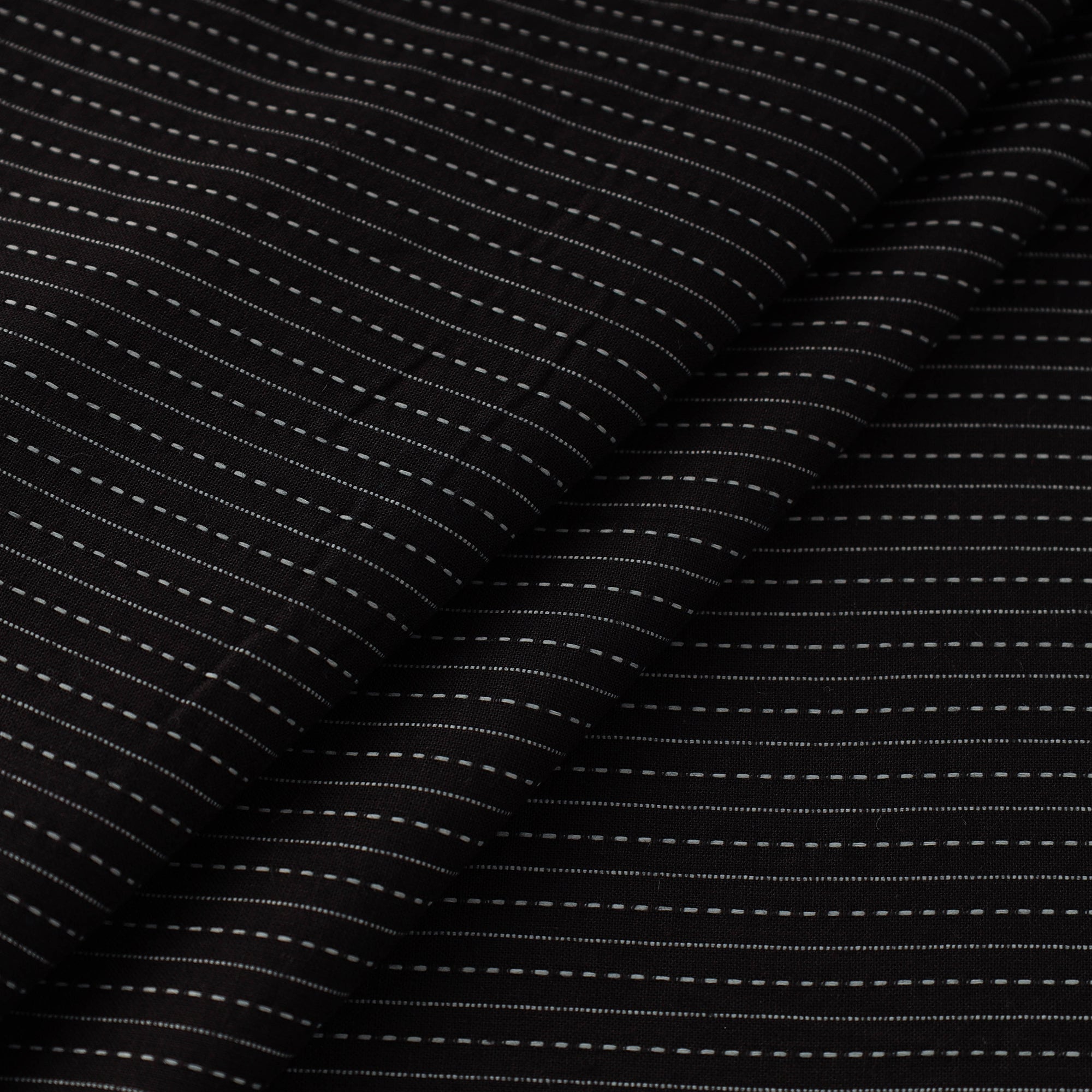 ITOKRI CRAFTS INITIATIVE Black - Prewashed Running Stitch Cotton Fabric 32 - view 2