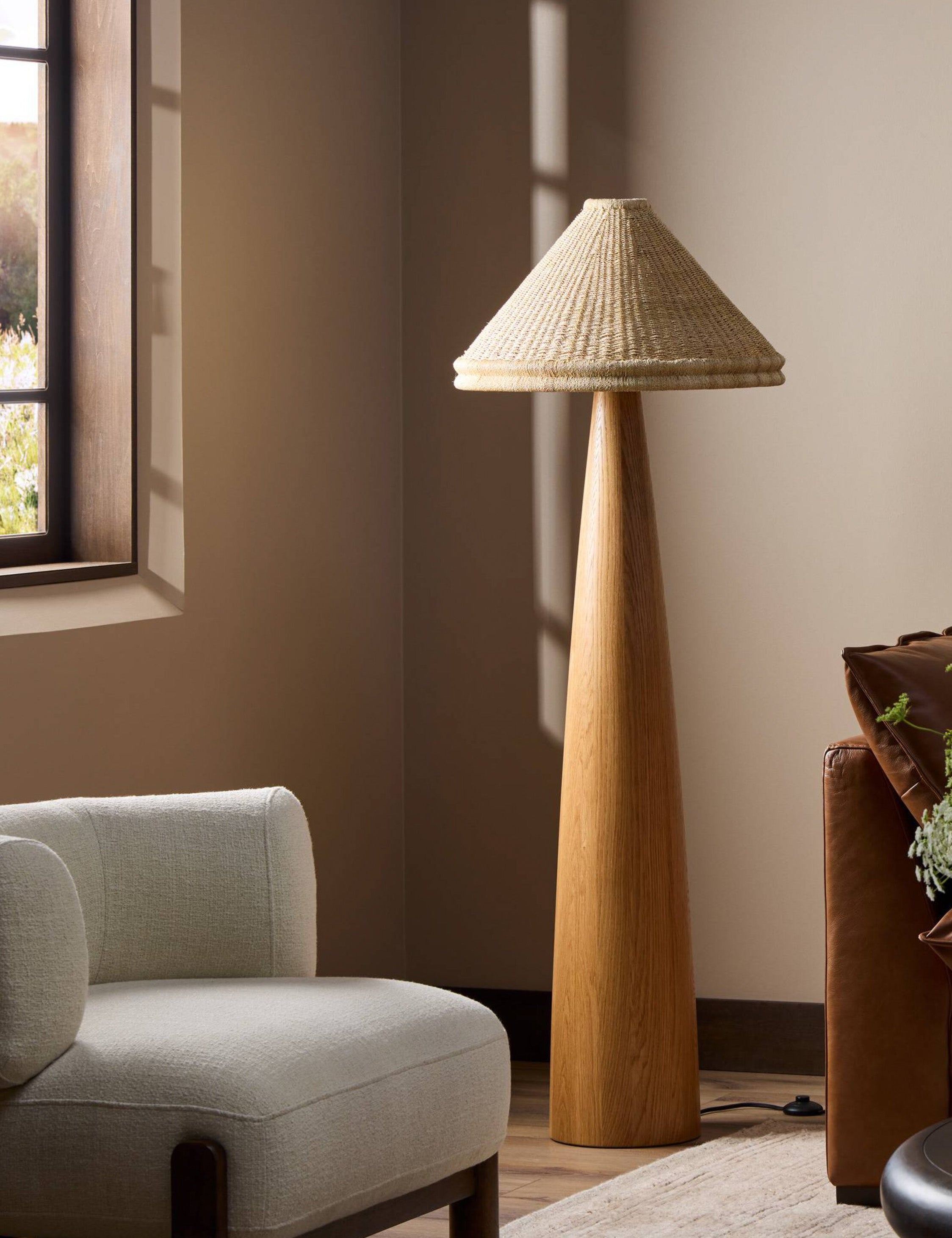 Lulu and Georgia Bassett Floor Lamp – Natural - view 2
