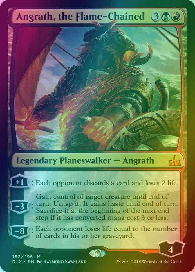 Angrath the flame-chained – Magic Angrath, the Flame-Chained [152] [Rivals of Ixalan] [Foil]