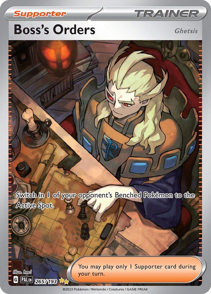 Pokémon Boss's Orders - Ghetsis - 265/193 - Special Illustration Rare [sv02-265] [Ultra]