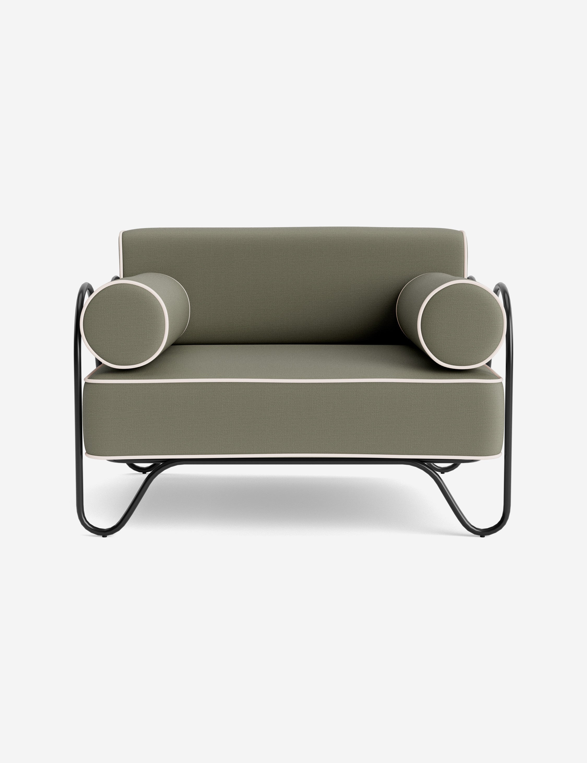 Lulu and Georgia Peggy Outdoor Accent Chair Cushion by Sarah Sherman Samuel - view 19