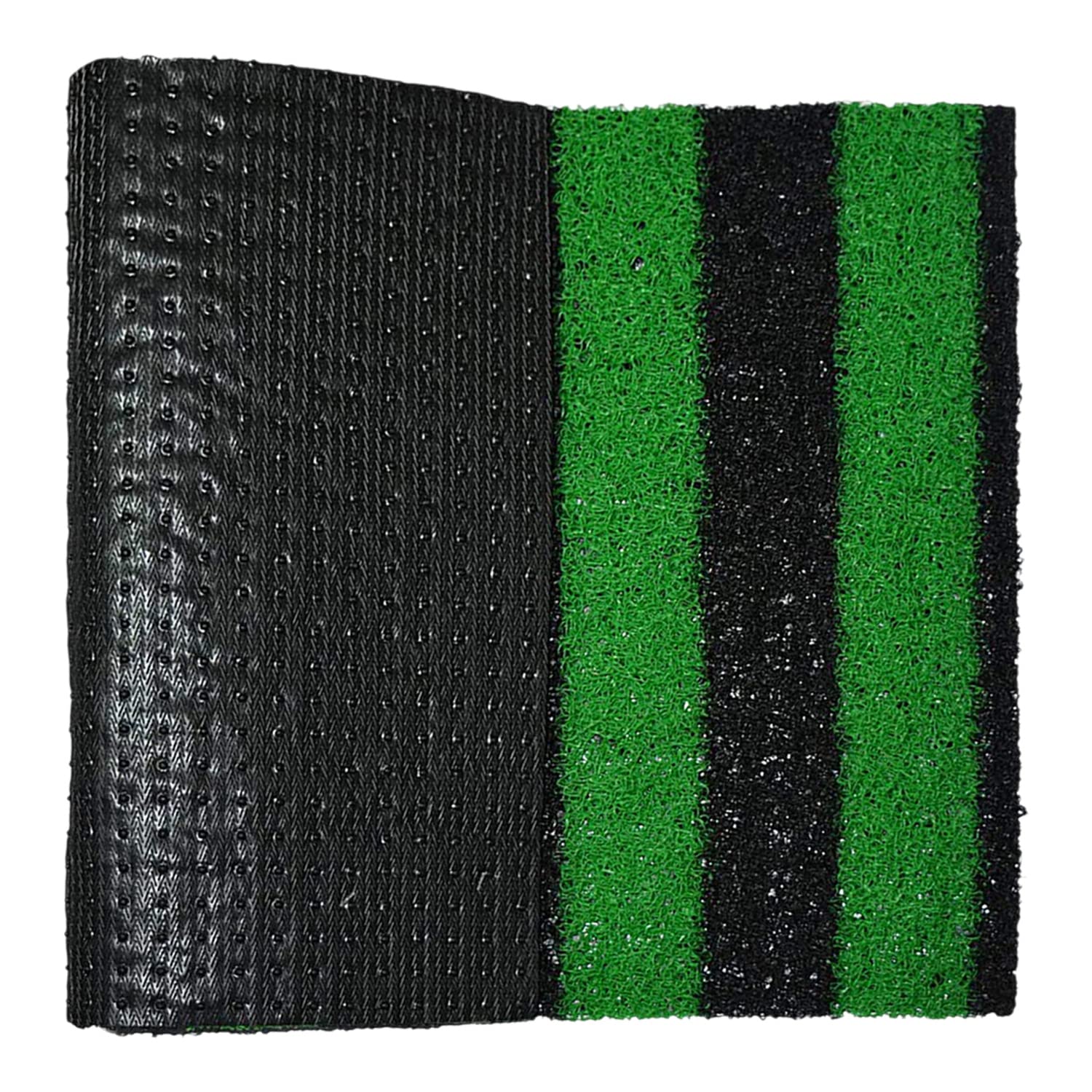 Kuber Industries Rubber Strips Design Door Mat for Porch/Kitchen/Bathroom/Laundry Room, 24"x16" Pack of 2 (Green) 54KM3997 - view 3