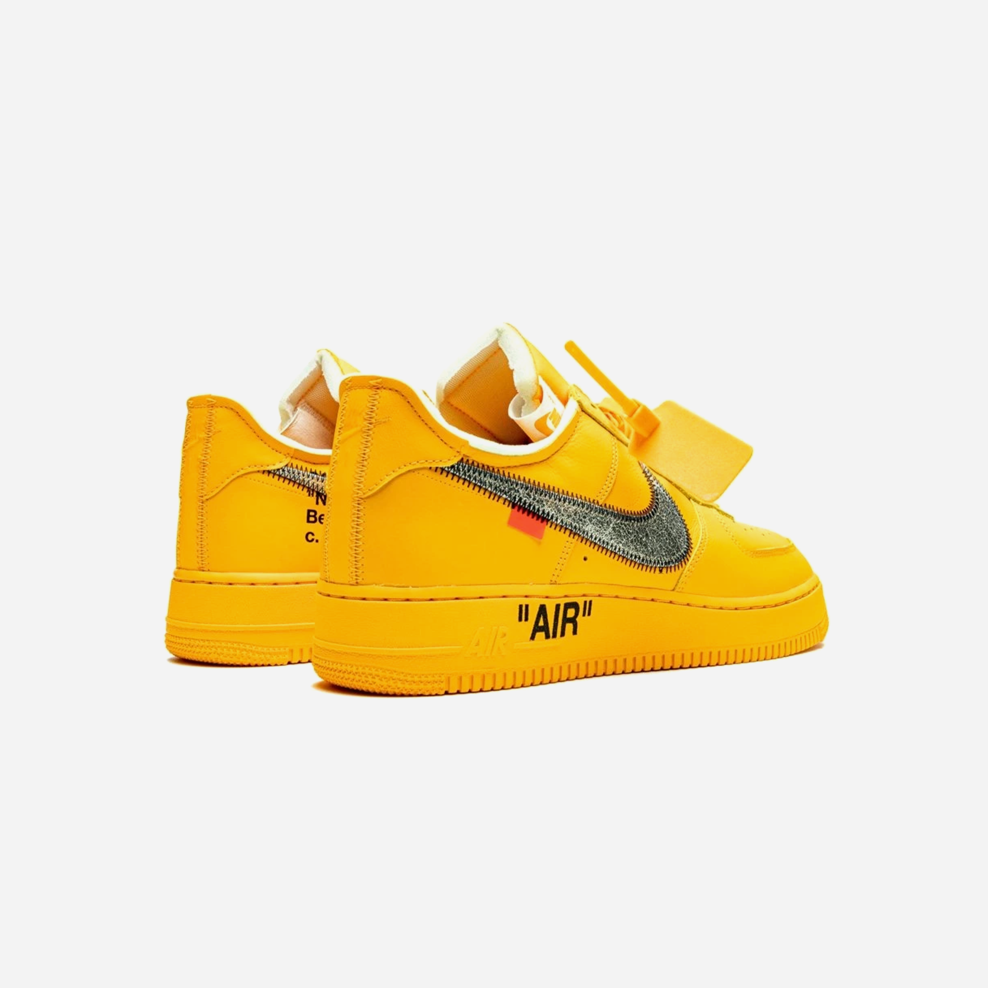 Nike Air Force 1 Low Off White Ica University Gold - view 2