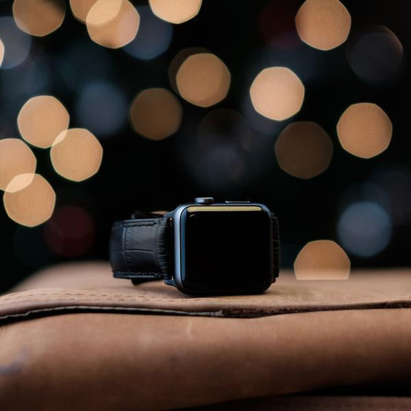 Million Cases Santa Barbara ®️ Croc Leather Watch Strap