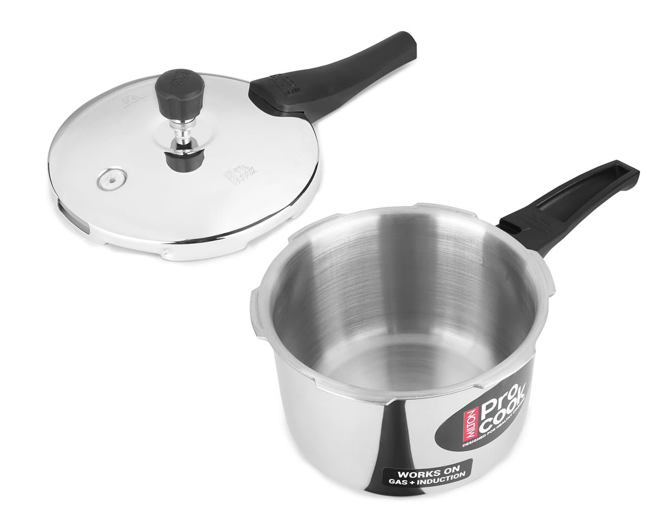 Stainless Steel Pressure Cooker Outer Lid (Milton Procook) - view 7