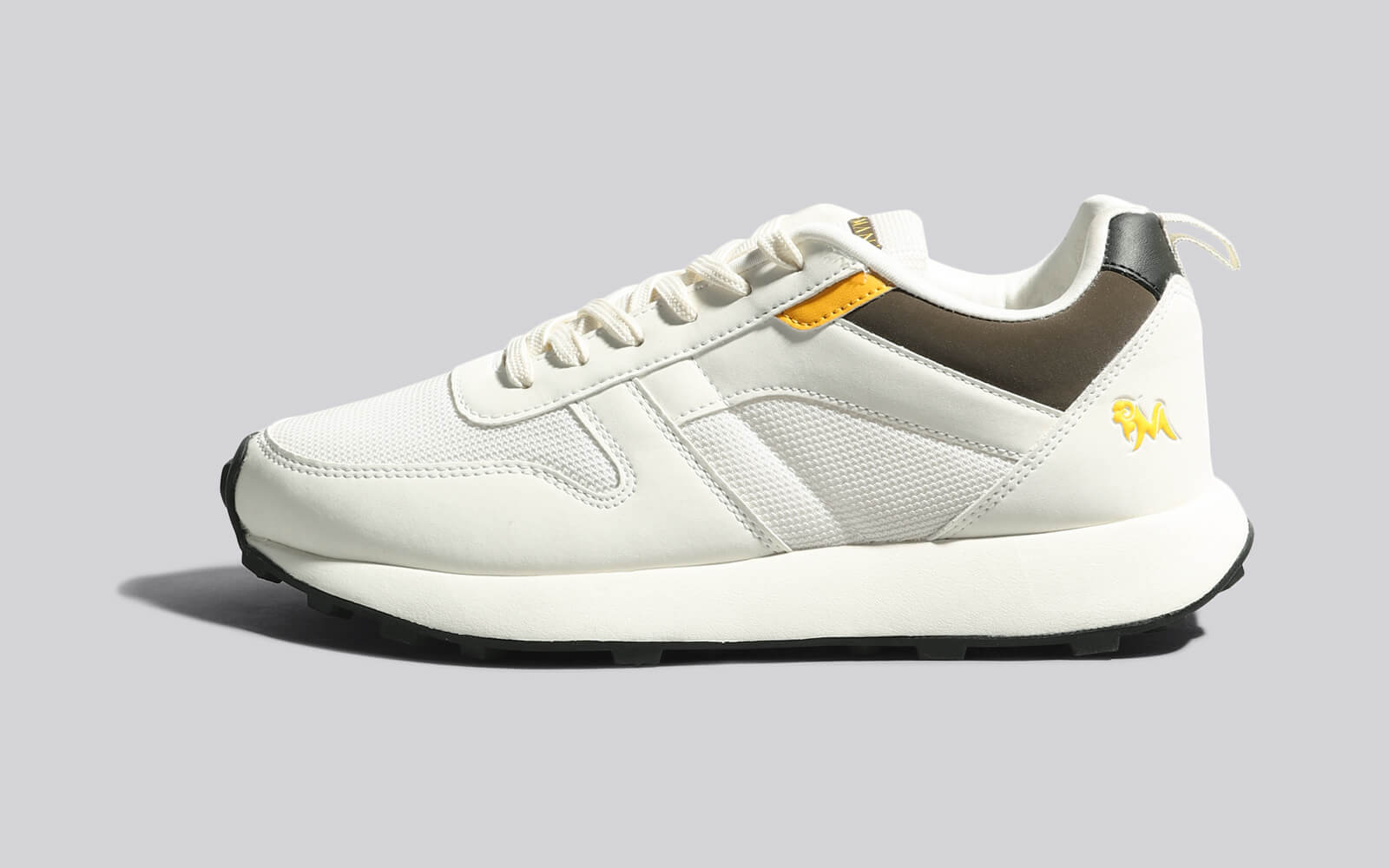 Neeman's The Eighties : Ivory-Brown-Yellow