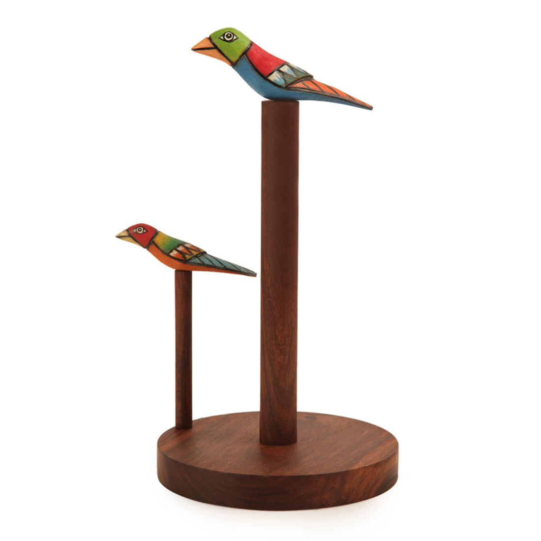 EXCLUSIVELANE Bird Collection Brown Elegant Napkin Holder In Sheesham Wood - view 3